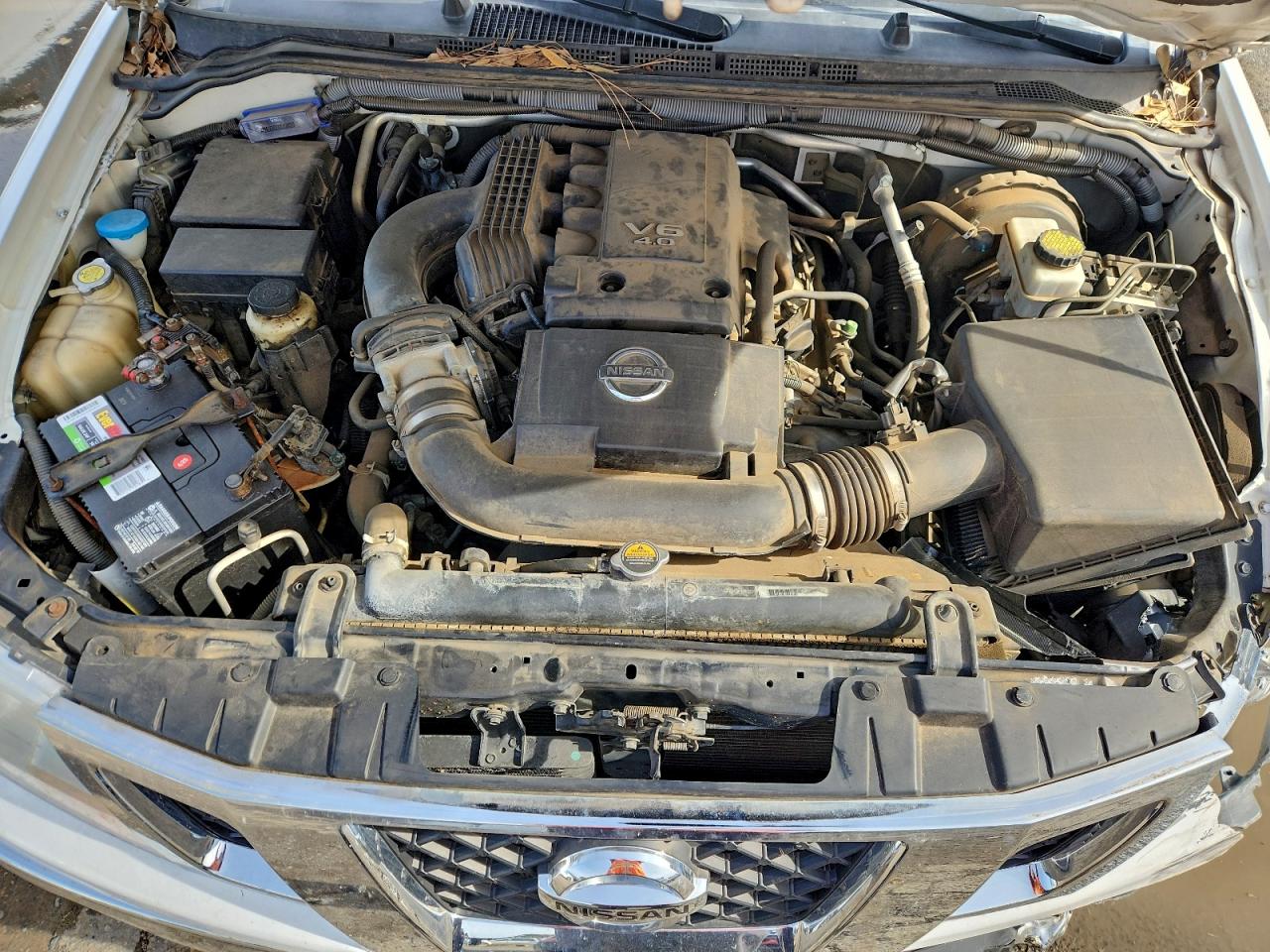 2011 Nissan Frontier S Белый vin: 1N6AD0ER2BC443782