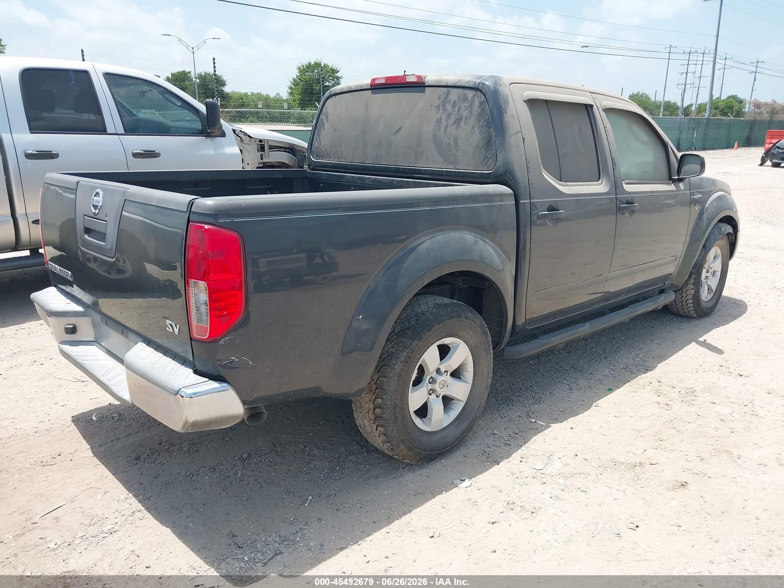 2011 Nissan Frontier Sv Gray vin: 1N6AD0ER2BC451459