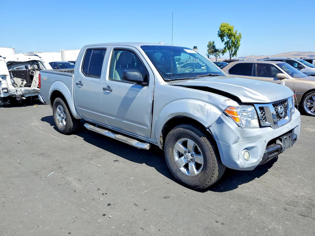 2012 Nissan Frontier S Silver vin: 1N6AD0ER2CC400660