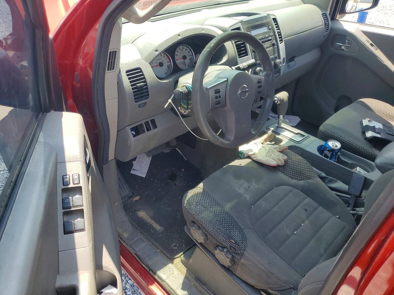 2012 Nissan Frontier S Красный vin: 1N6AD0ER2CC410797
