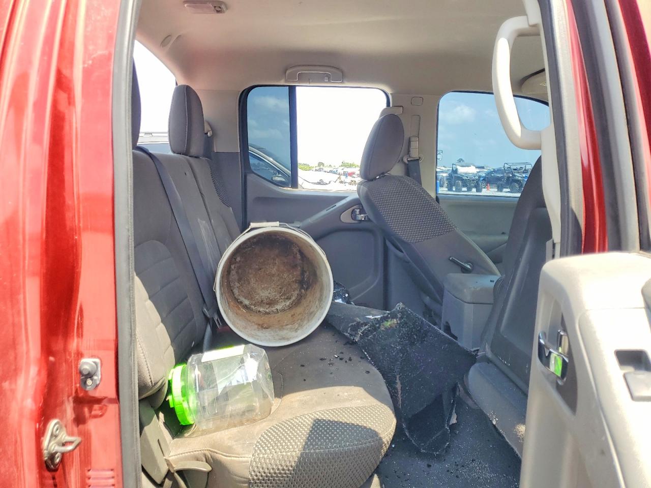 2012 Nissan Frontier S Красный vin: 1N6AD0ER2CC410797