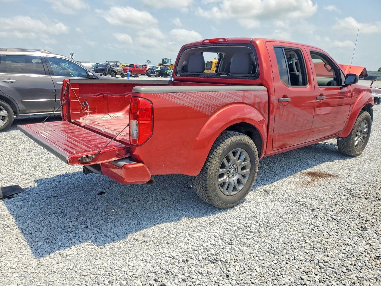 2012 Nissan Frontier S Красный vin: 1N6AD0ER2CC410797