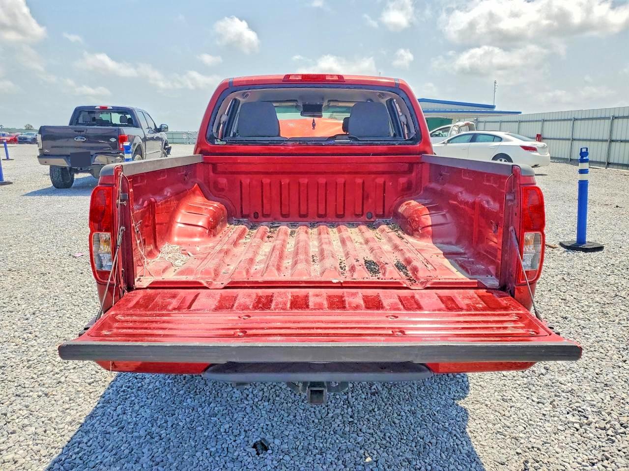 2012 Nissan Frontier S Красный vin: 1N6AD0ER2CC410797