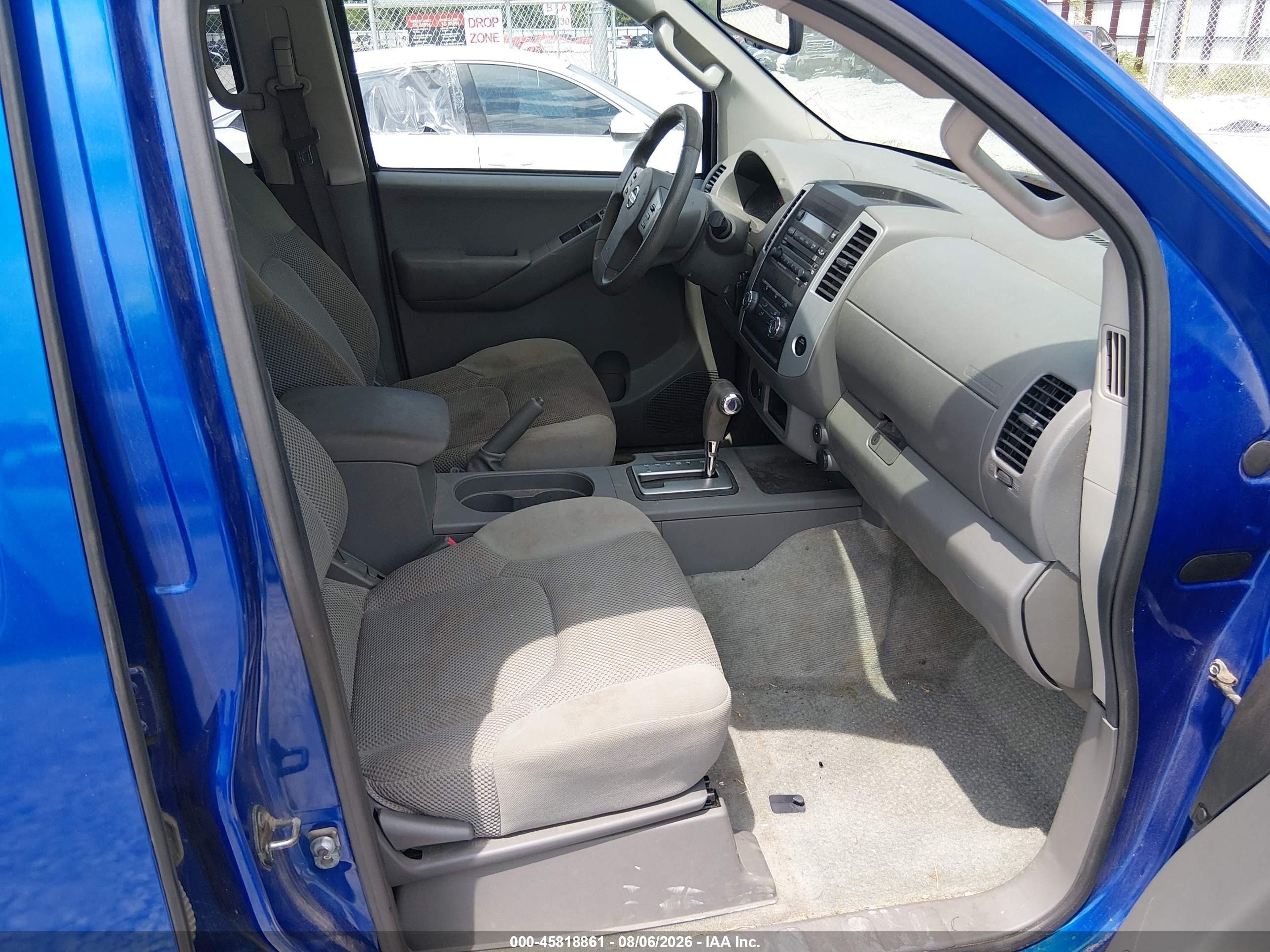 2012 Nissan Frontier Sv Blue vin: 1N6AD0ER2CC422576