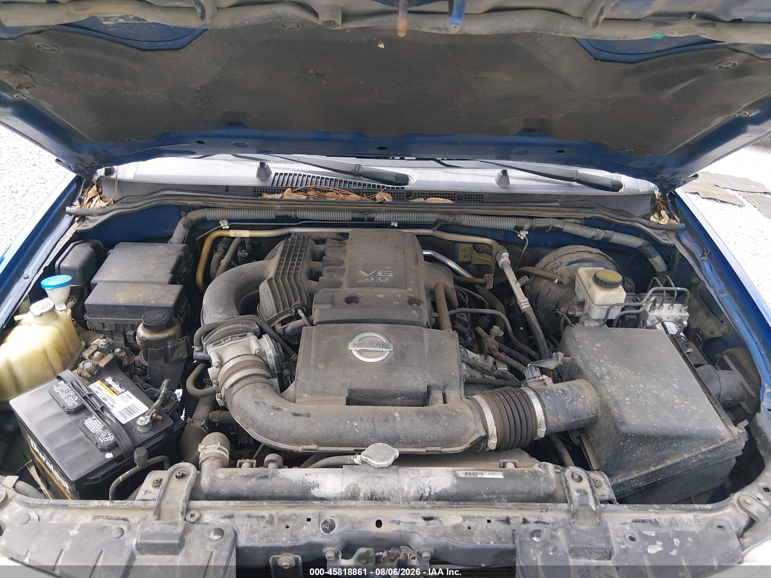 2012 Nissan Frontier Sv Blue vin: 1N6AD0ER2CC422576
