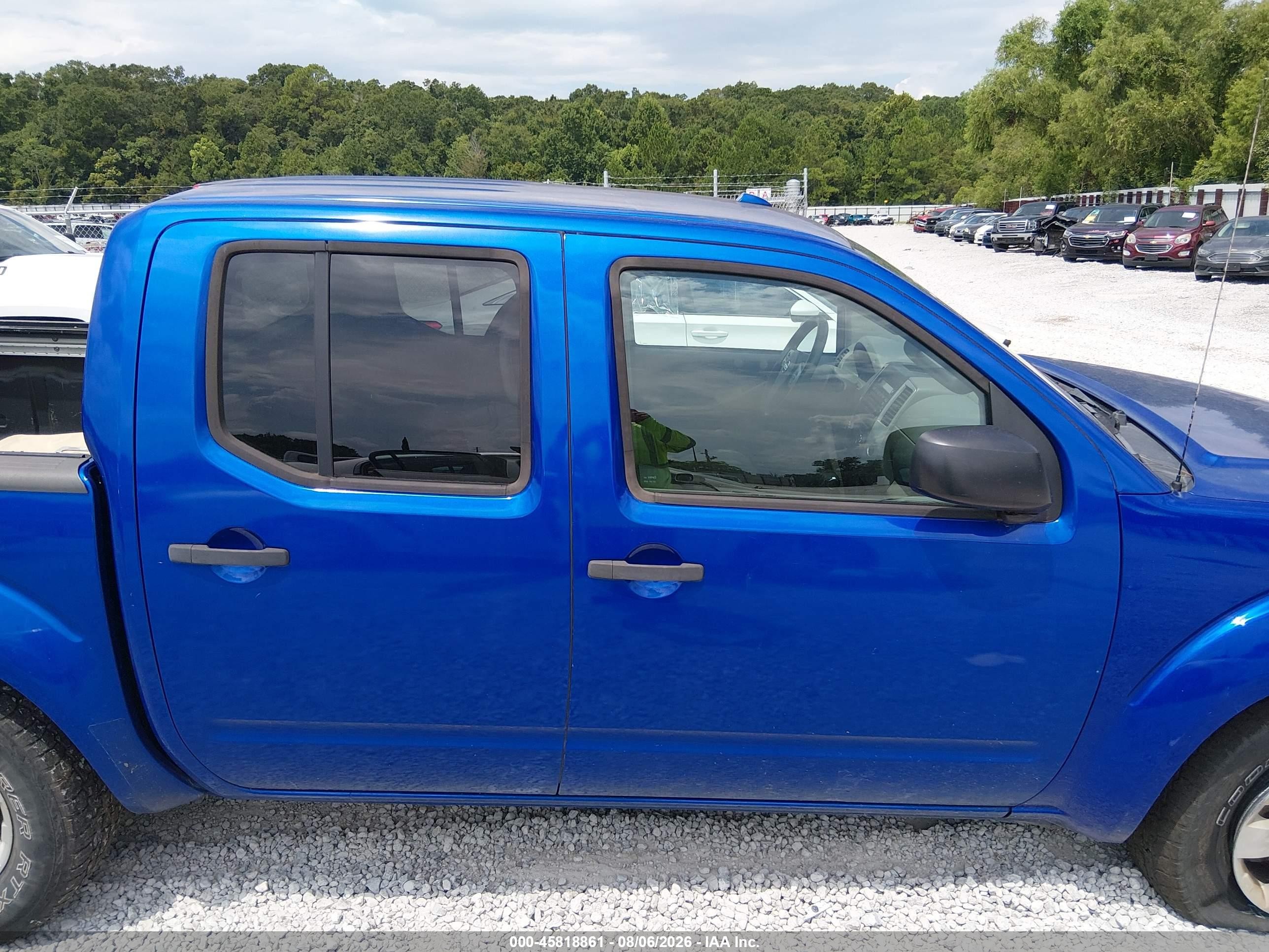 2012 Nissan Frontier Sv Blue vin: 1N6AD0ER2CC422576