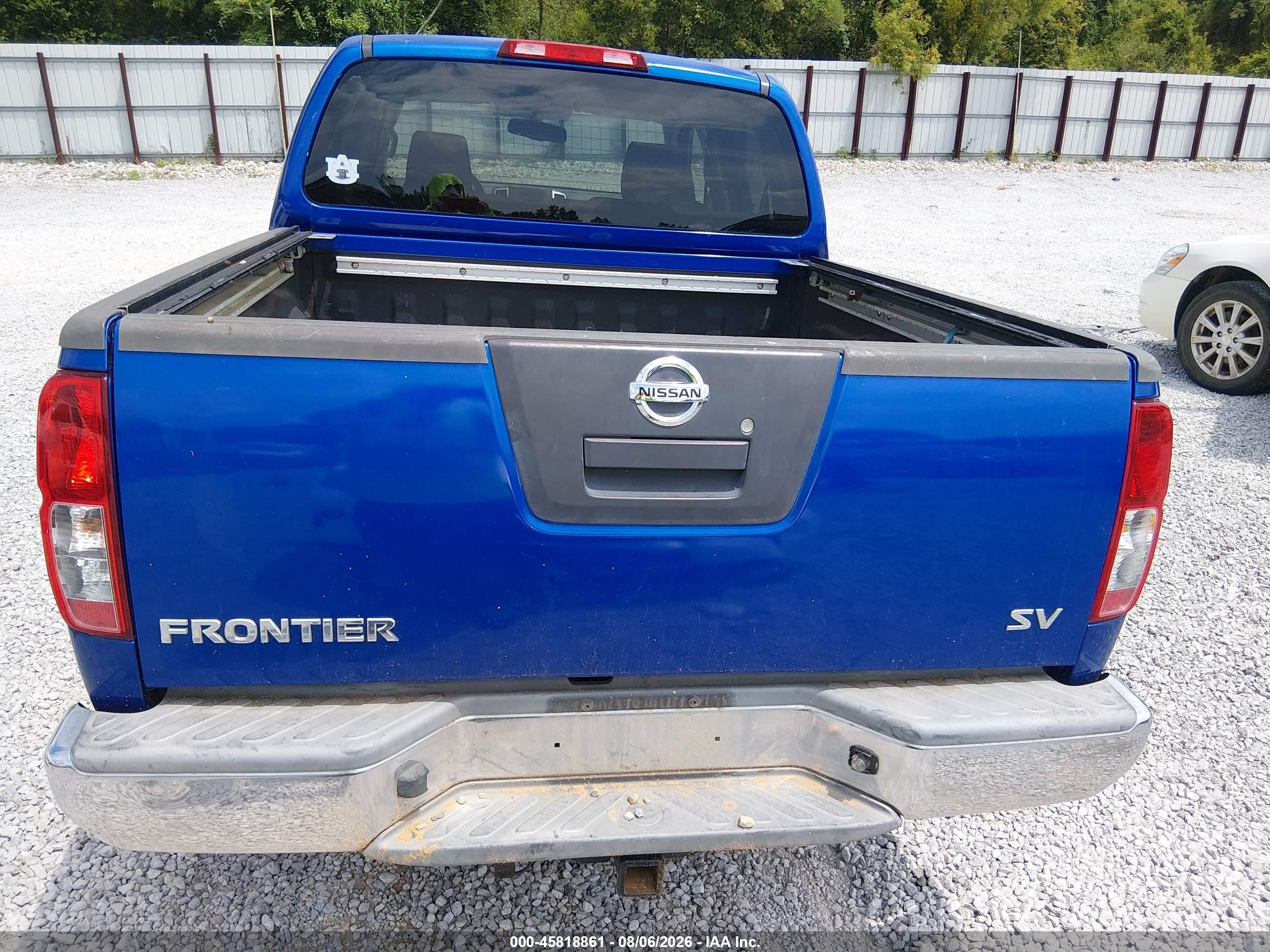 2012 Nissan Frontier Sv Blue vin: 1N6AD0ER2CC422576
