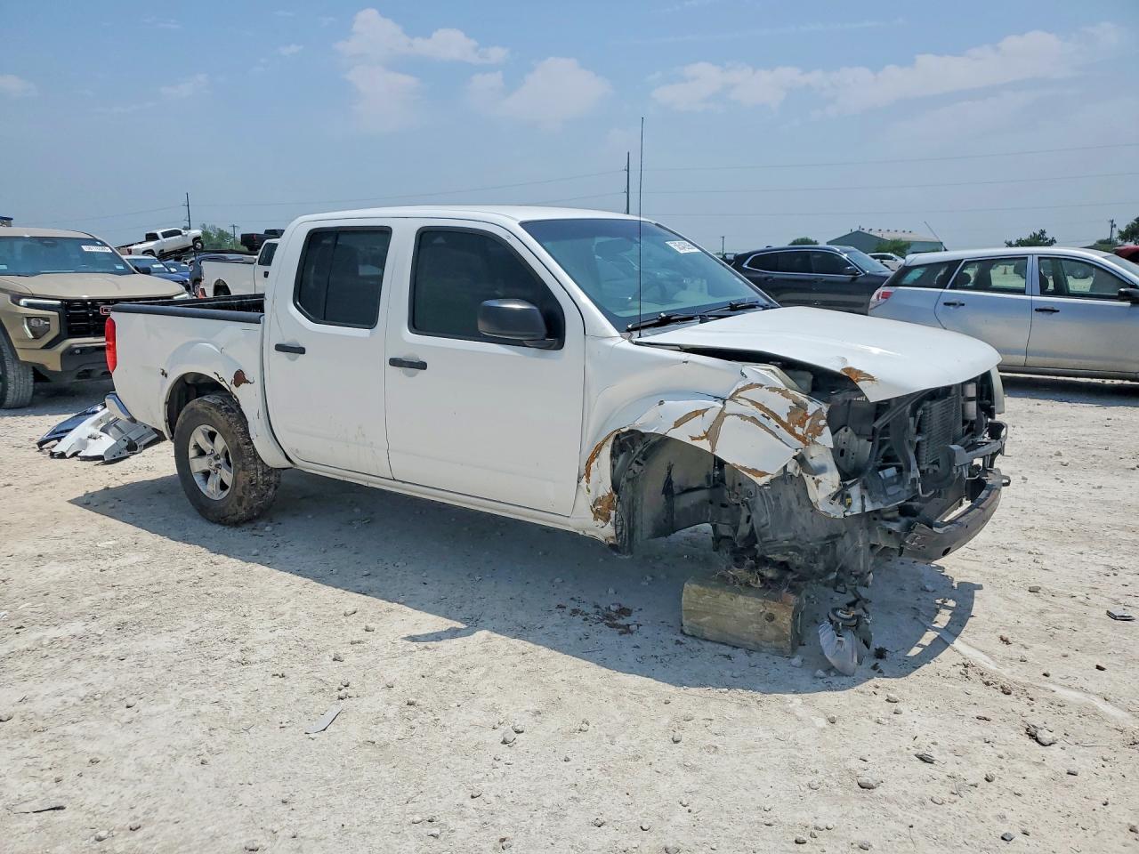 2012 Nissan Frontier S White vin: 1N6AD0ER2CC432833