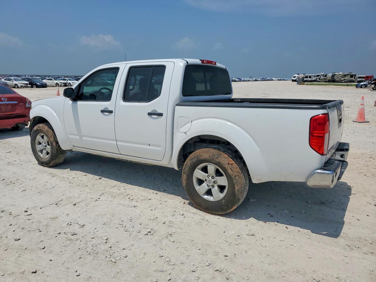 2012 Nissan Frontier S White vin: 1N6AD0ER2CC432833