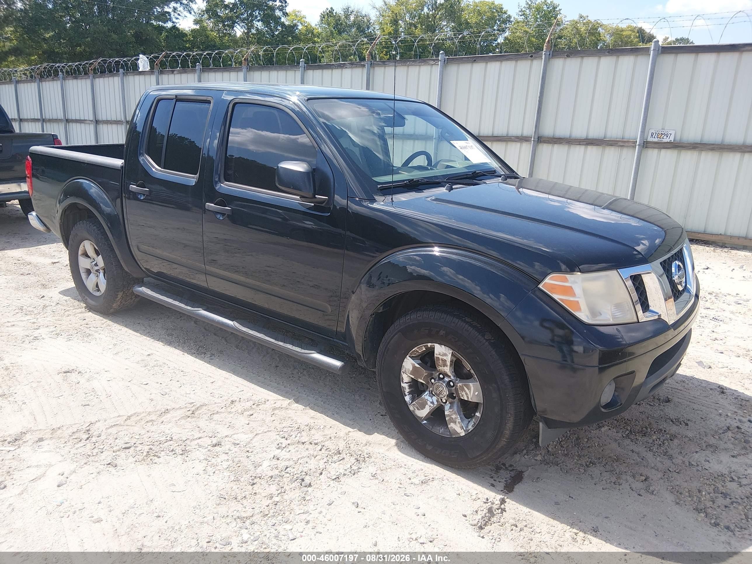 2012 Nissan Frontier Sv Black vin: 1N6AD0ER2CC466206