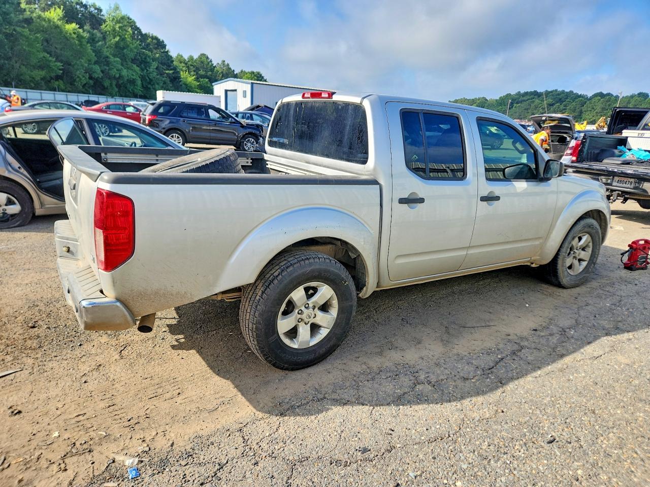 2013 Nissan Frontier S Silver vin: 1N6AD0ER2DN750635
