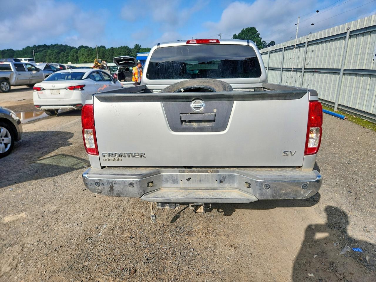 2013 Nissan Frontier S Silver vin: 1N6AD0ER2DN750635