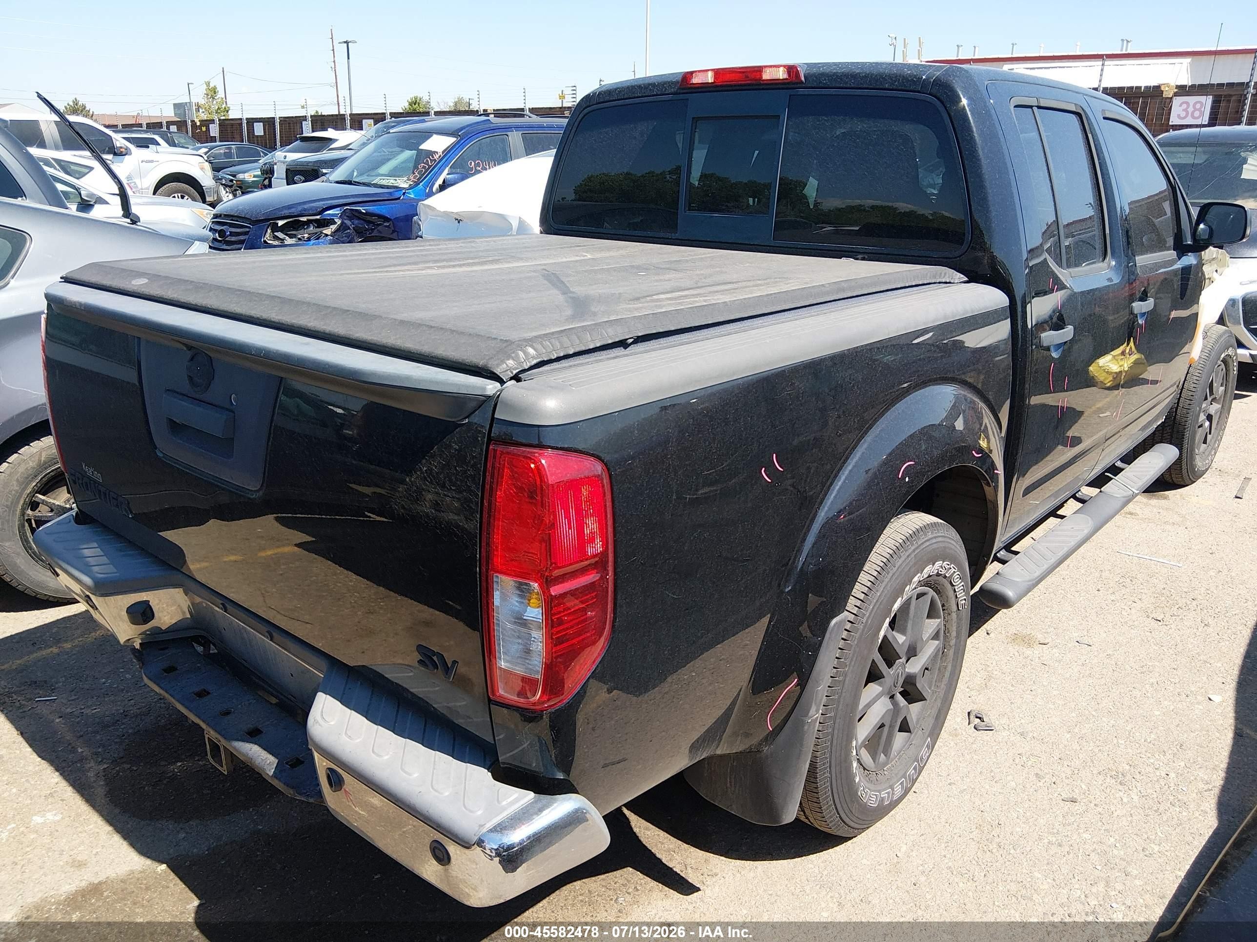 2014 Nissan Frontier Sv Black vin: 1N6AD0ER2EN729706