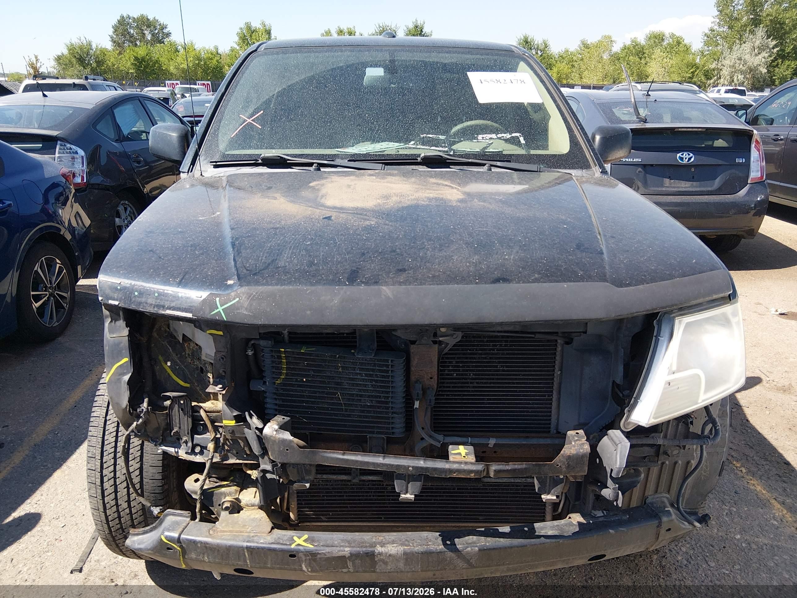 2014 Nissan Frontier Sv Black vin: 1N6AD0ER2EN729706