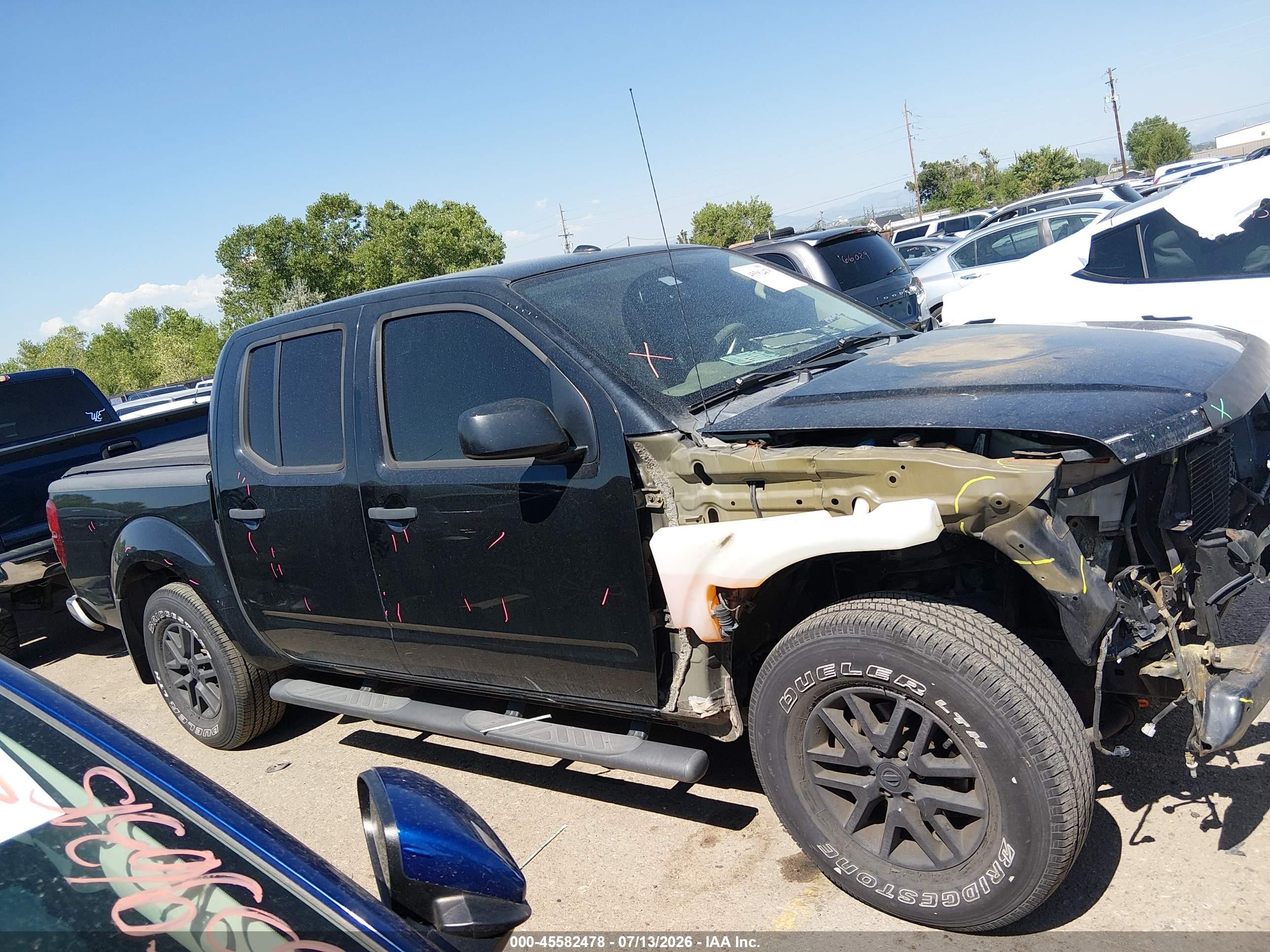 2014 Nissan Frontier Sv Black vin: 1N6AD0ER2EN729706