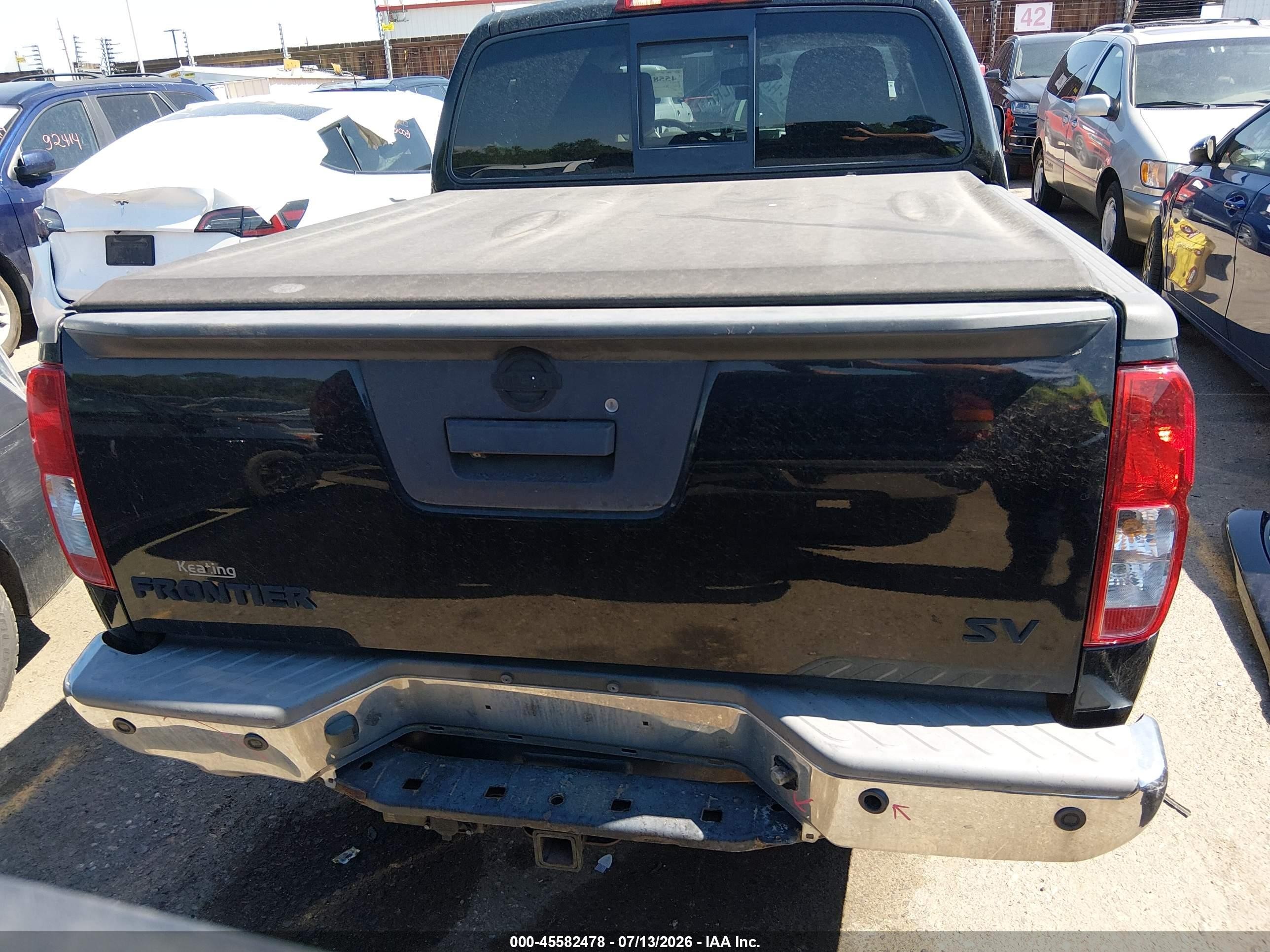 2014 Nissan Frontier Sv Black vin: 1N6AD0ER2EN729706