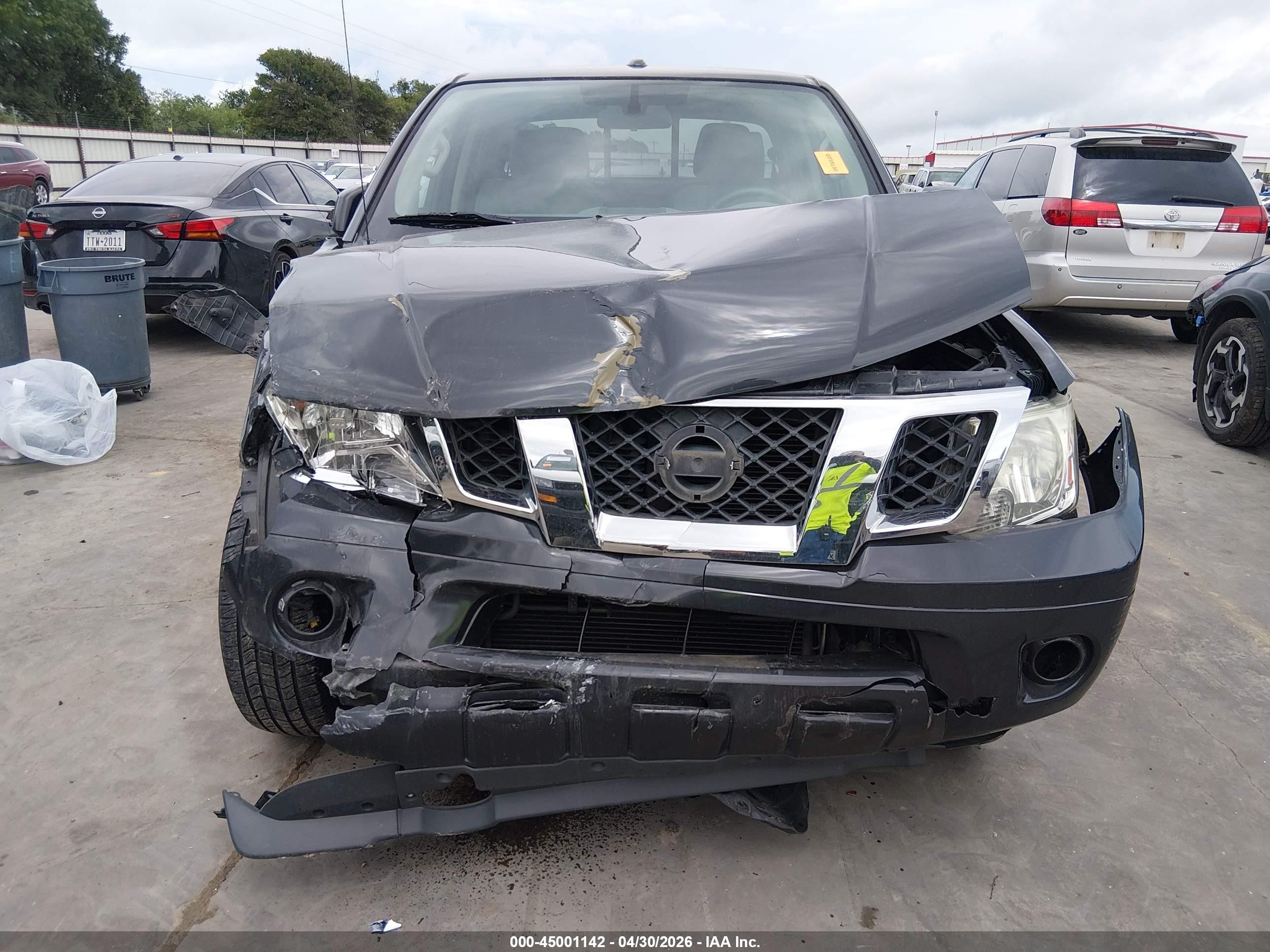 2014 Nissan Frontier Sv Gray vin: 1N6AD0ER2EN749373