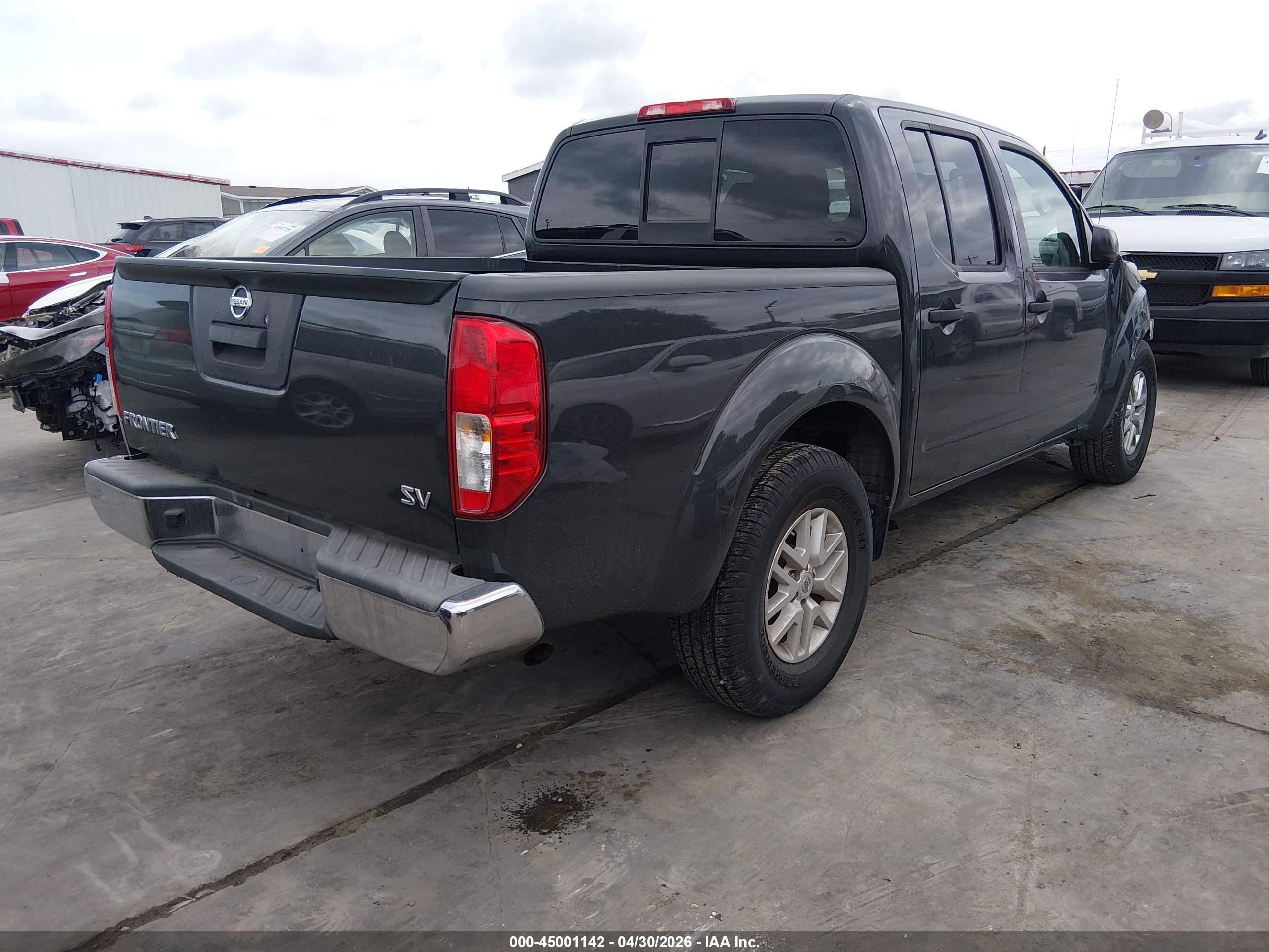 2014 Nissan Frontier Sv Gray vin: 1N6AD0ER2EN749373