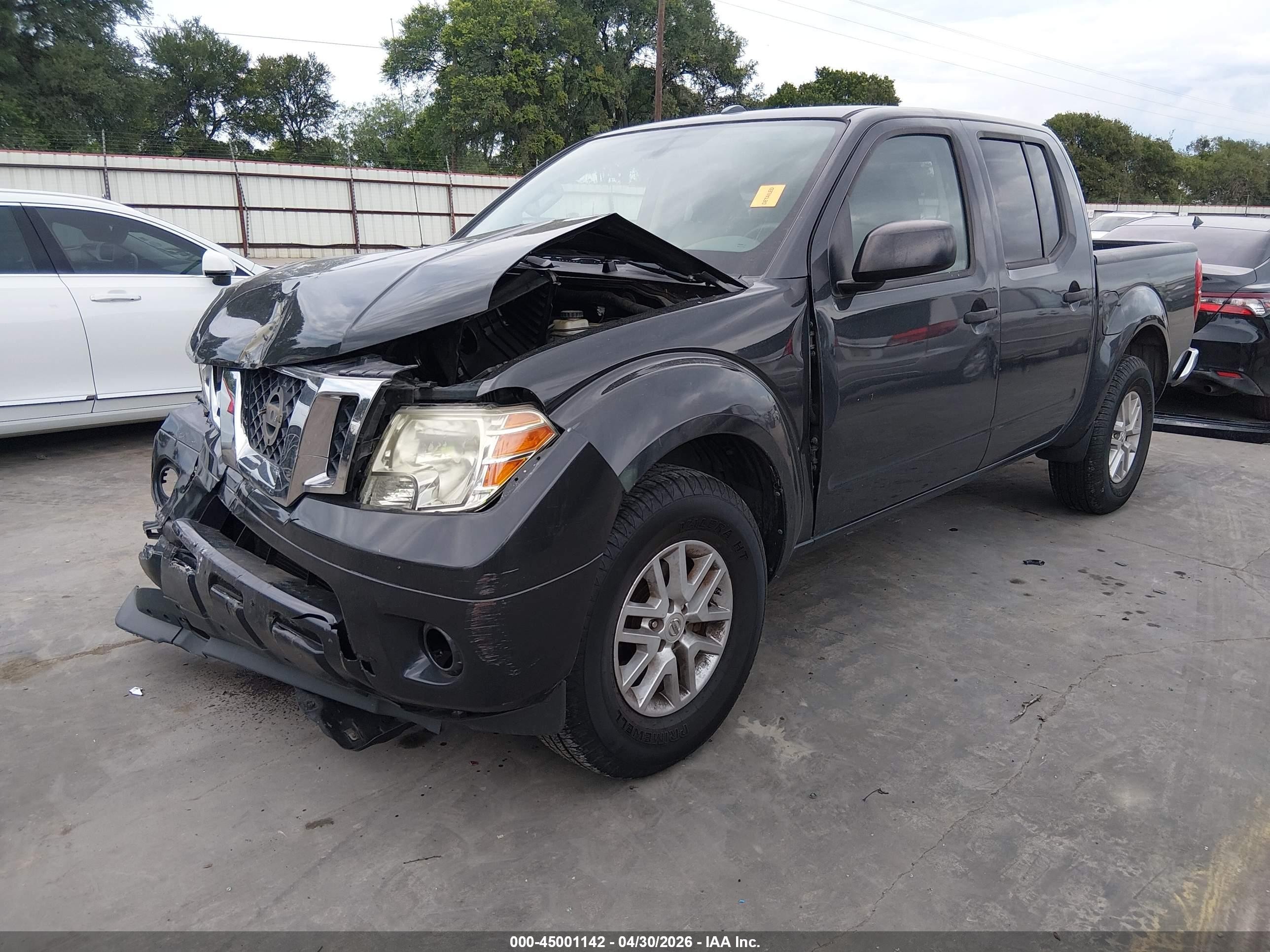 2014 Nissan Frontier Sv Gray vin: 1N6AD0ER2EN749373