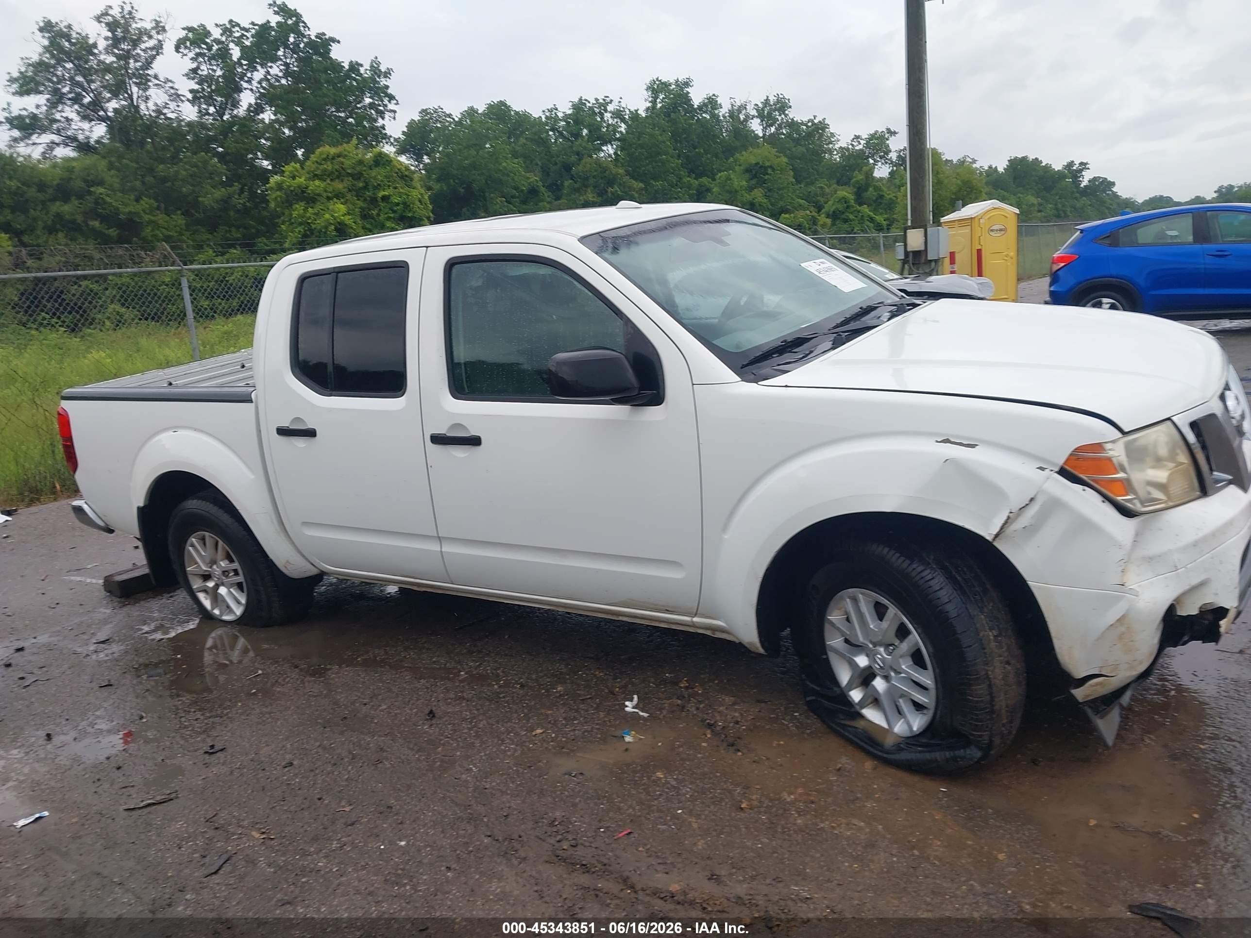 2015 Nissan Frontier Sv White vin: 1N6AD0ER2FN722501
