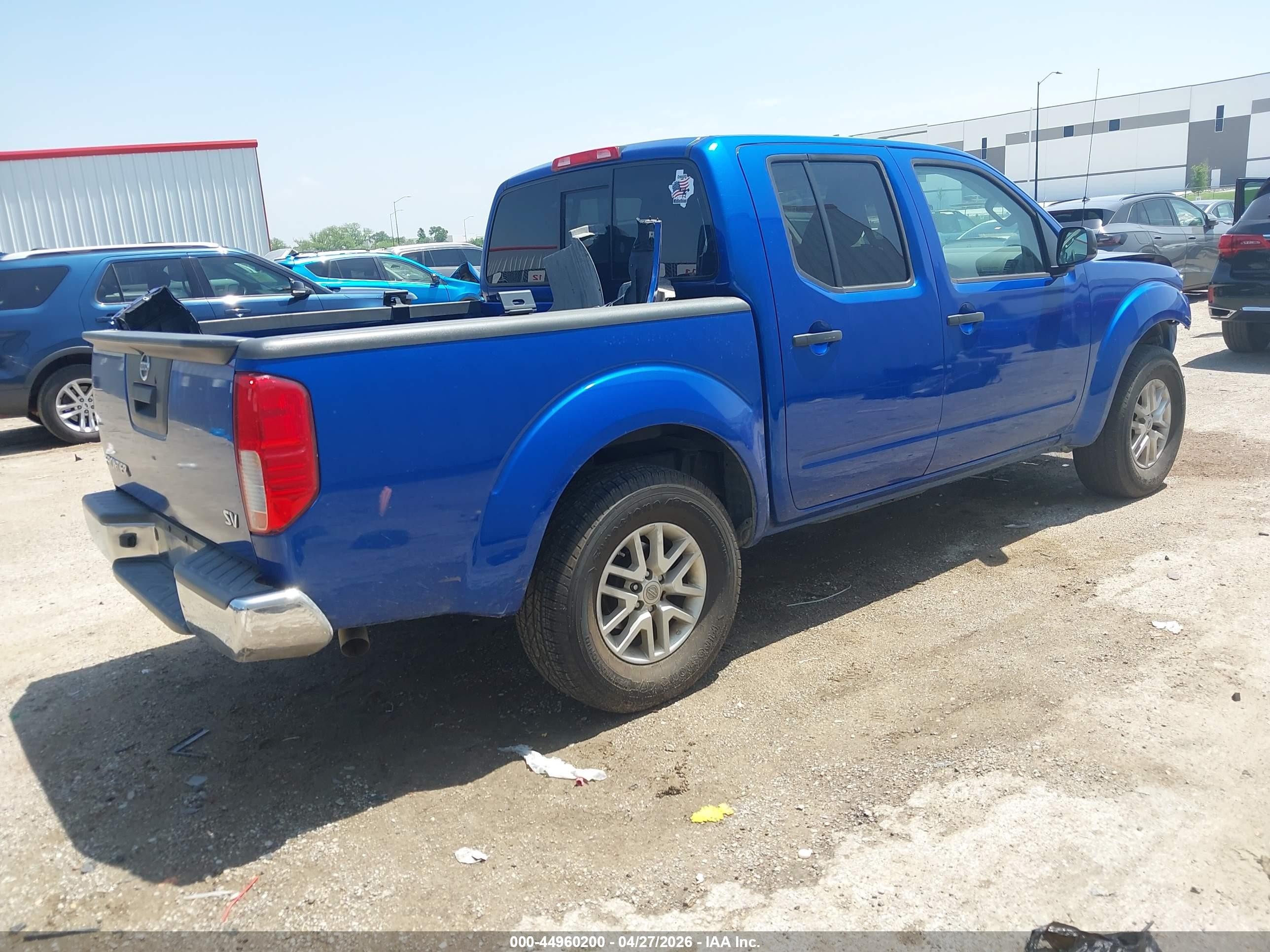 2015 Nissan Frontier Sv Blue vin: 1N6AD0ER2FN768541