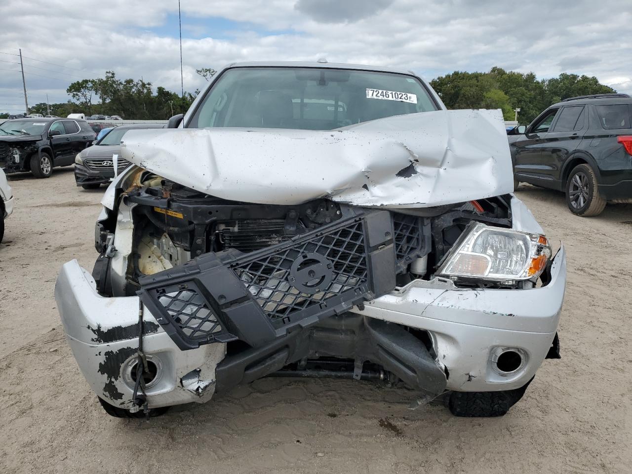 2017 Nissan Frontier S Silver vin: 1N6AD0ER2HN732626