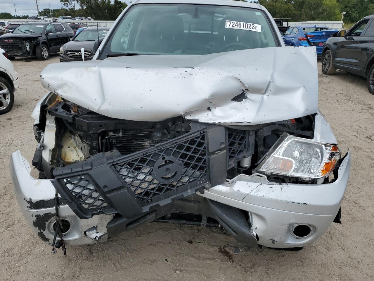 2017 Nissan Frontier S Silver vin: 1N6AD0ER2HN732626