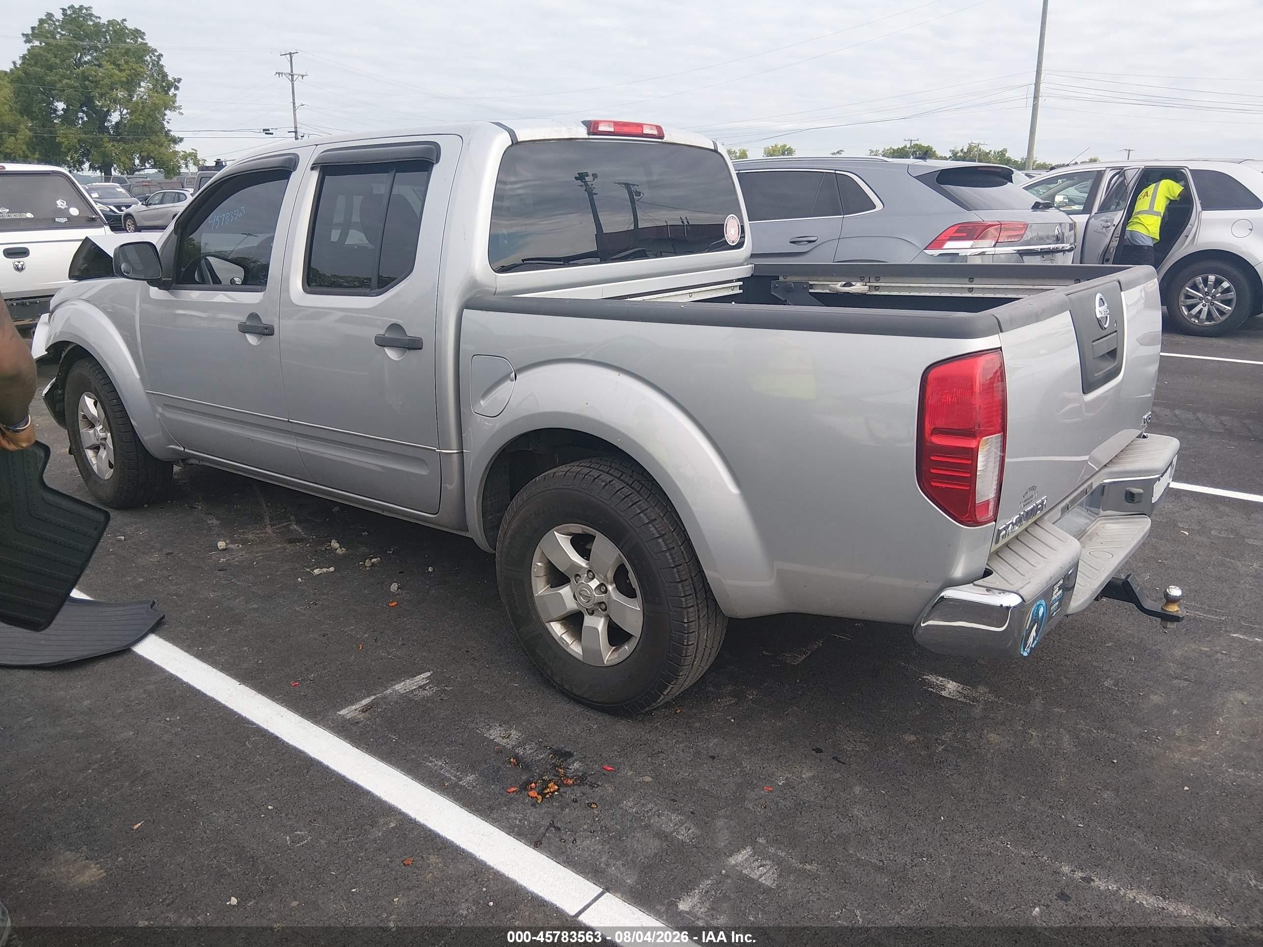 2010 Nissan Frontier Se Silver vin: 1N6AD0ER3AC430313