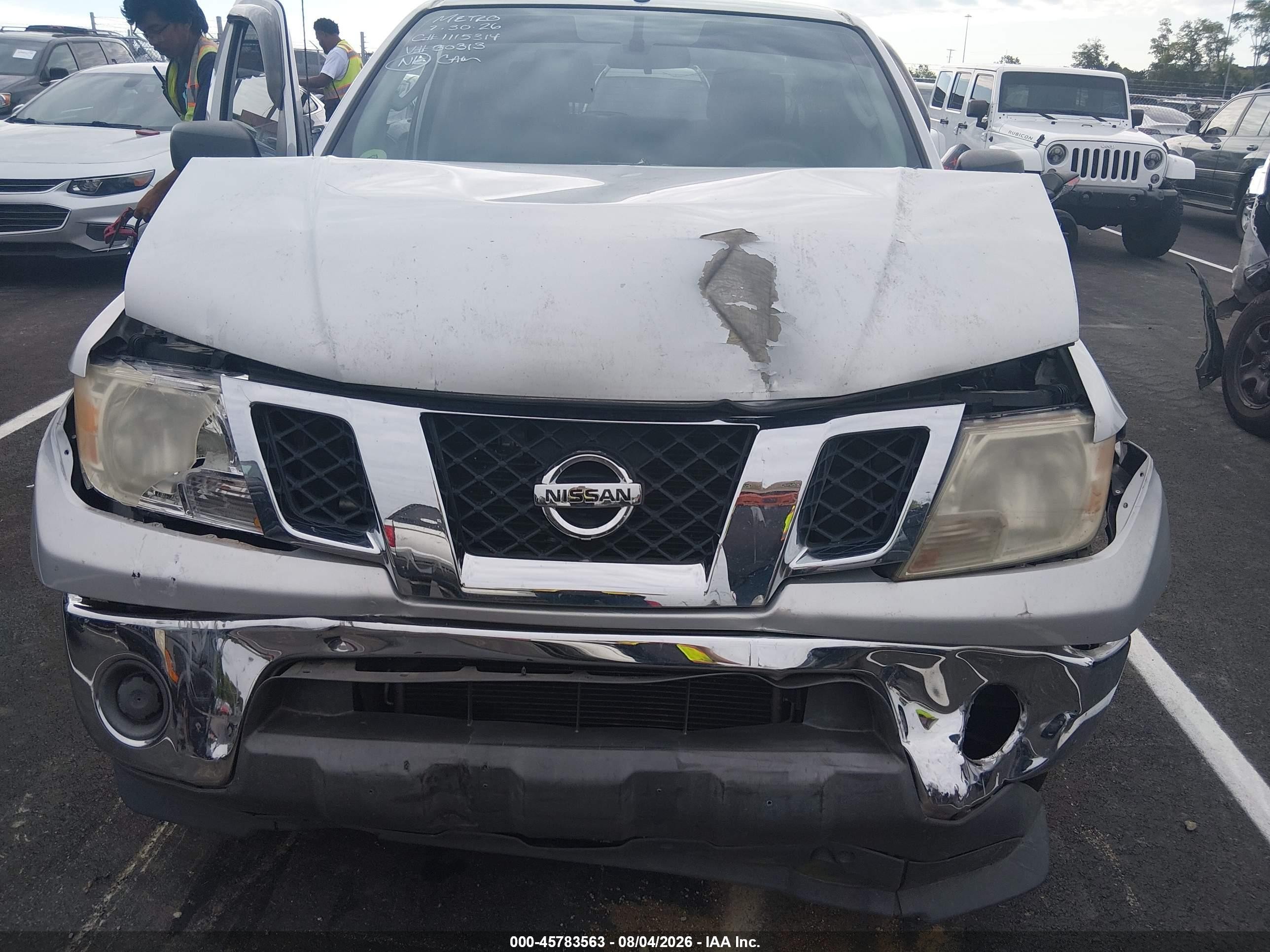 2010 Nissan Frontier Se Silver vin: 1N6AD0ER3AC430313