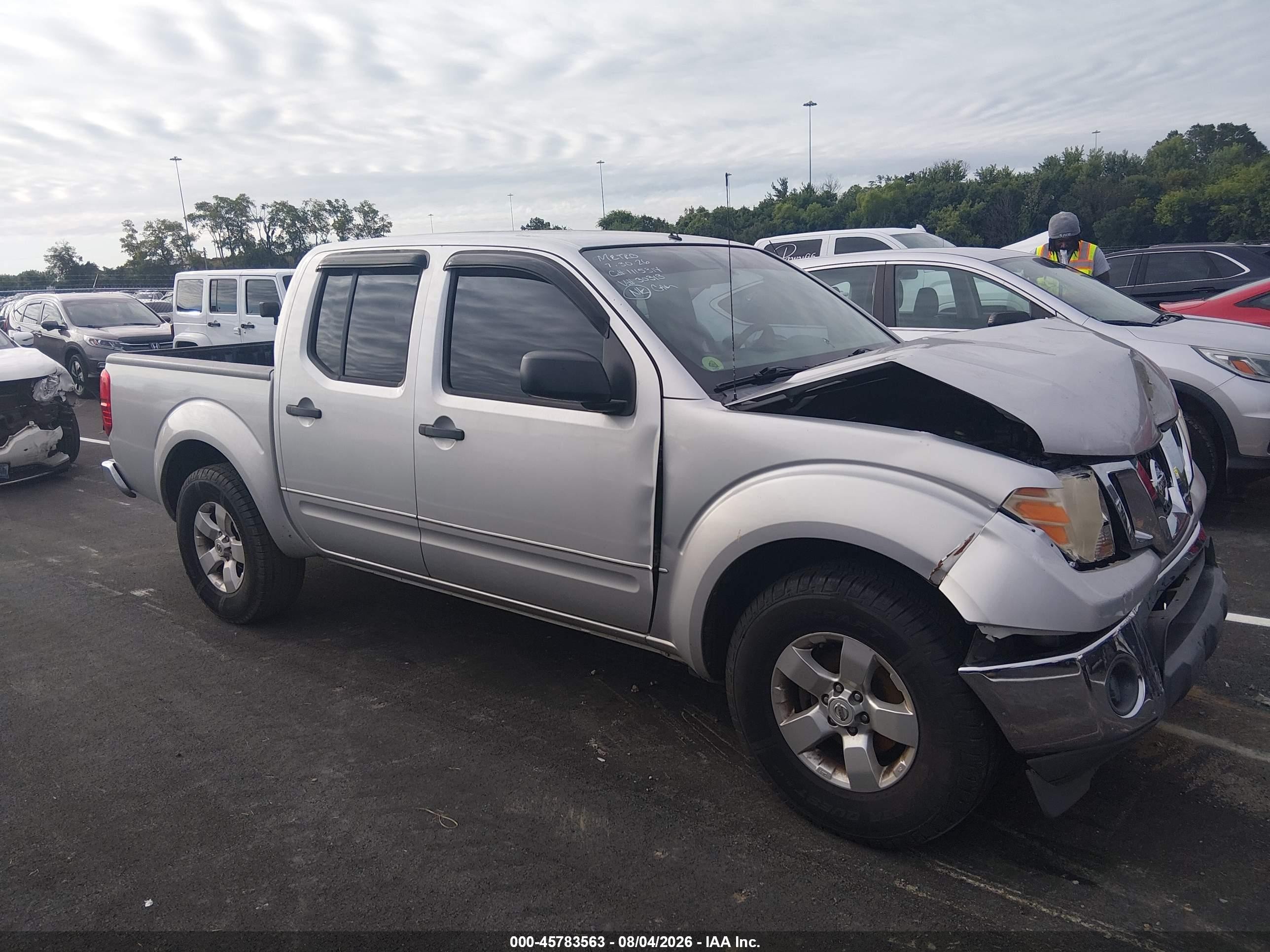 2010 Nissan Frontier Se Silver vin: 1N6AD0ER3AC430313