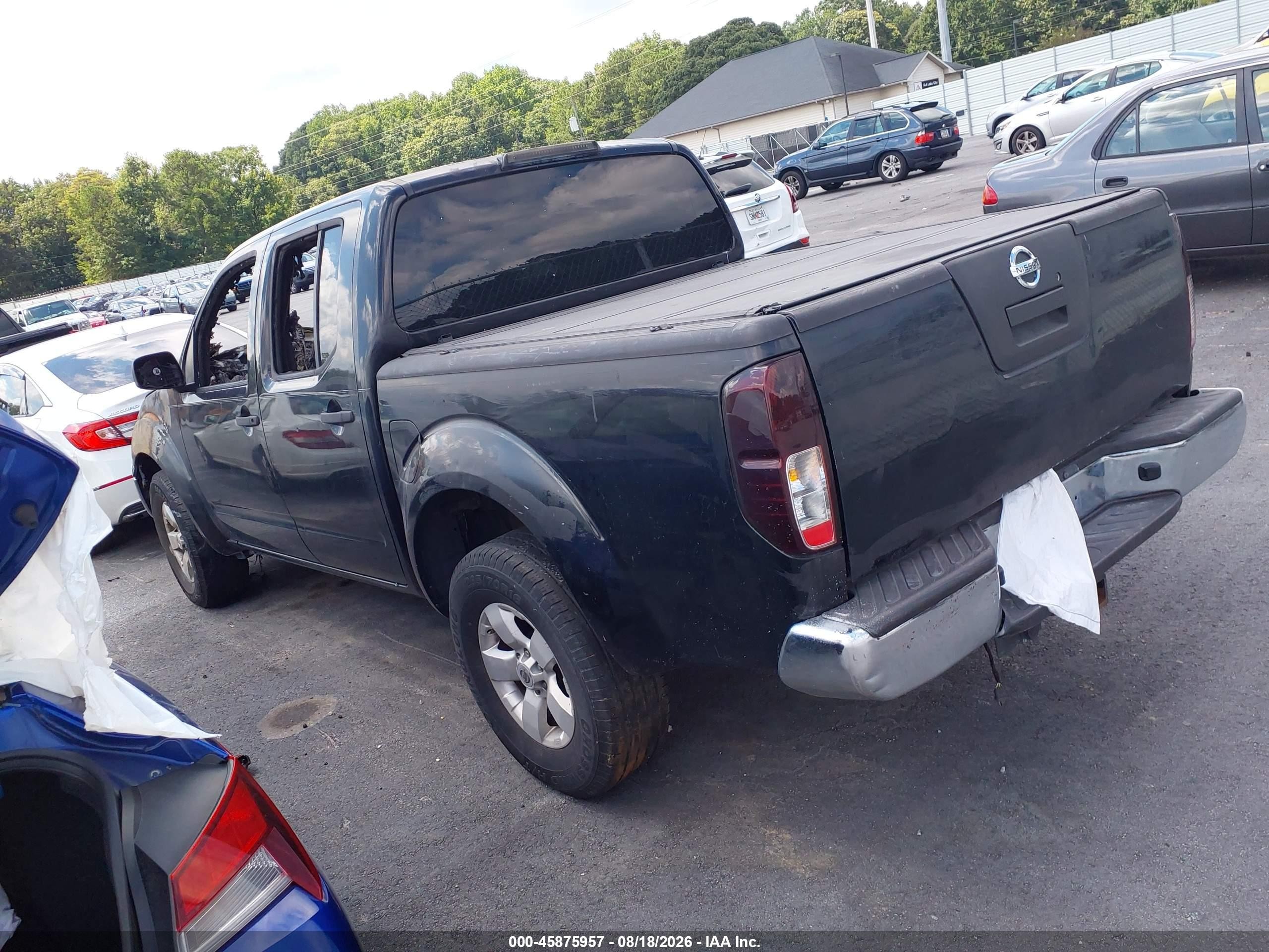 2011 Nissan Frontier Sv Black vin: 1N6AD0ER3BC430393