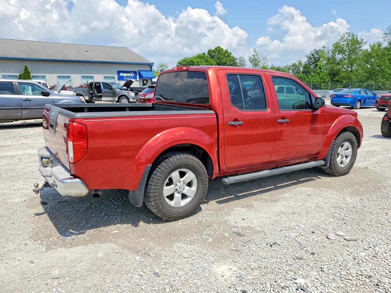 2012 Nissan Frontier S Бордовый vin: 1N6AD0ER3CC431853