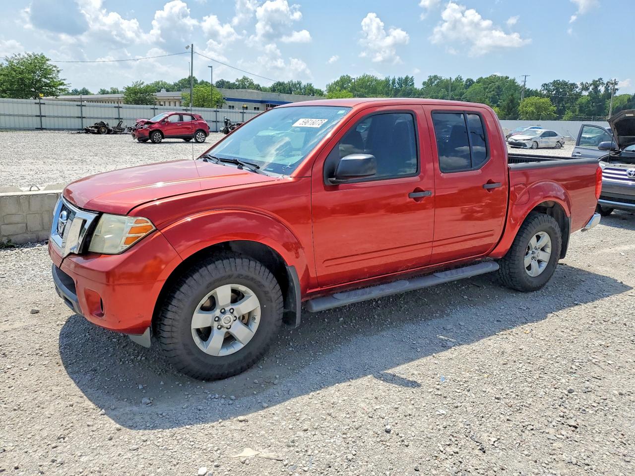 2012 Nissan Frontier S Бордовый vin: 1N6AD0ER3CC431853