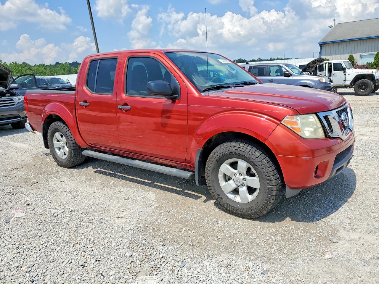 2012 Nissan Frontier S Бордовый vin: 1N6AD0ER3CC431853