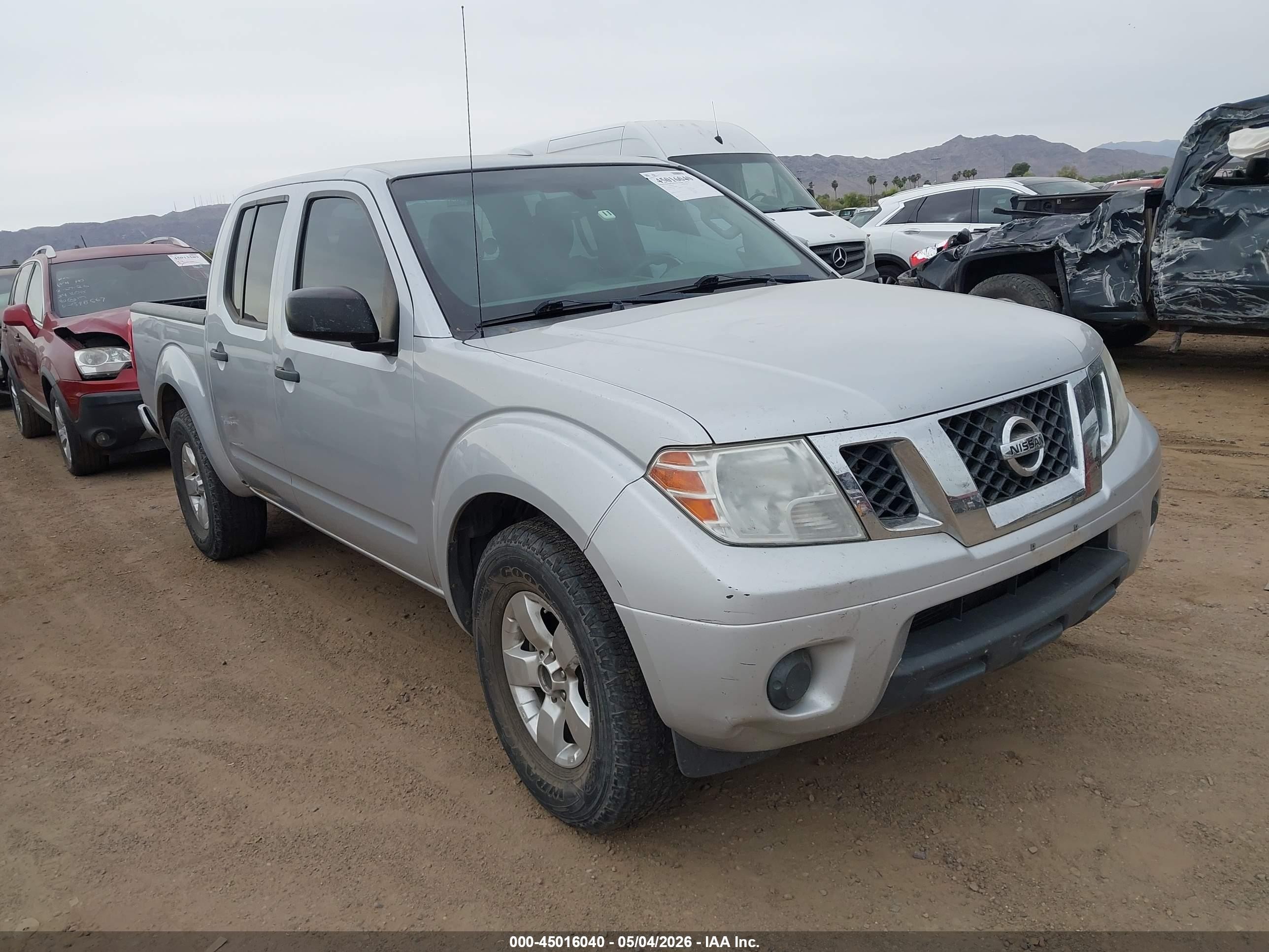 2012 Nissan Frontier Sv Silver vin: 1N6AD0ER3CC435000