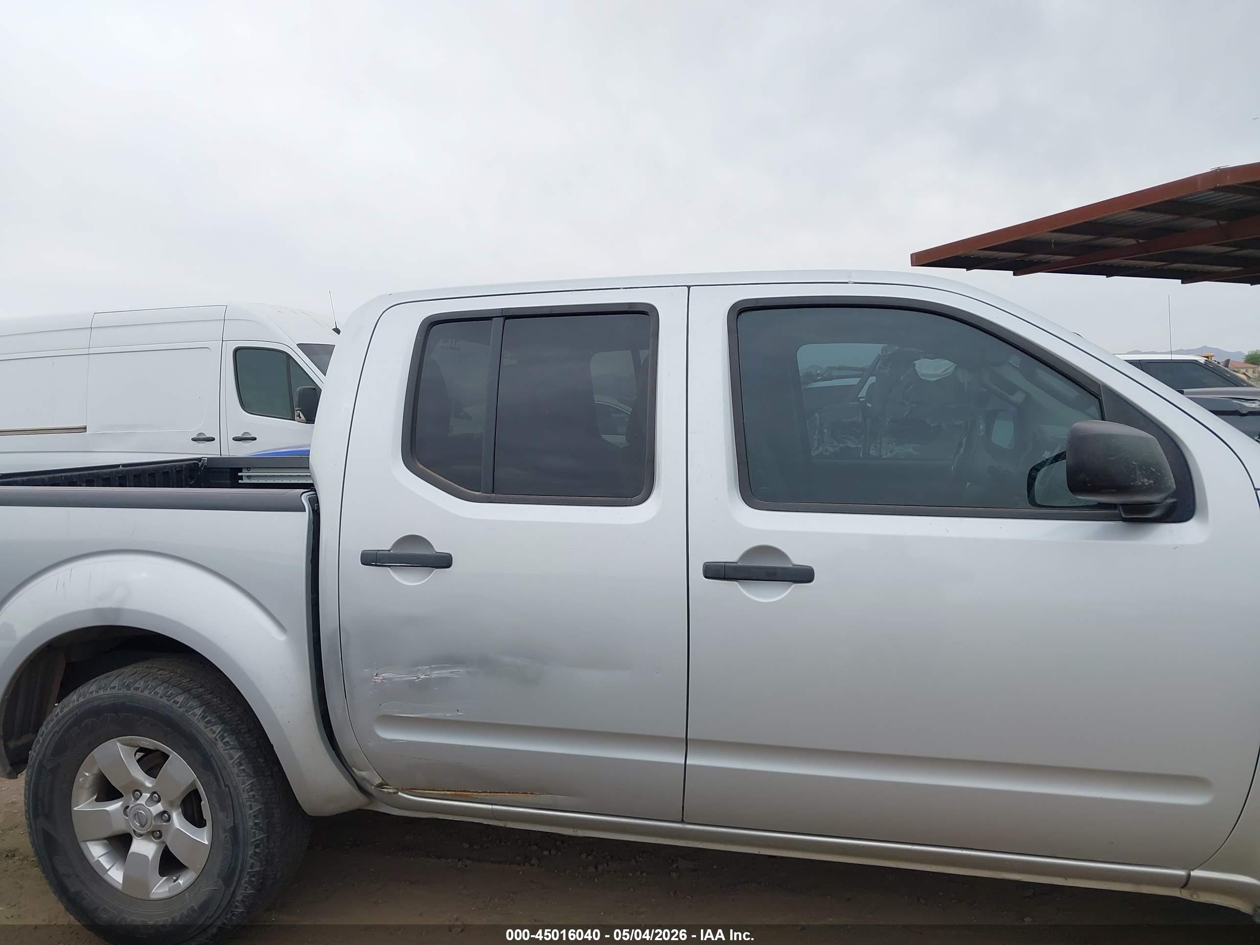 2012 Nissan Frontier Sv Silver vin: 1N6AD0ER3CC435000