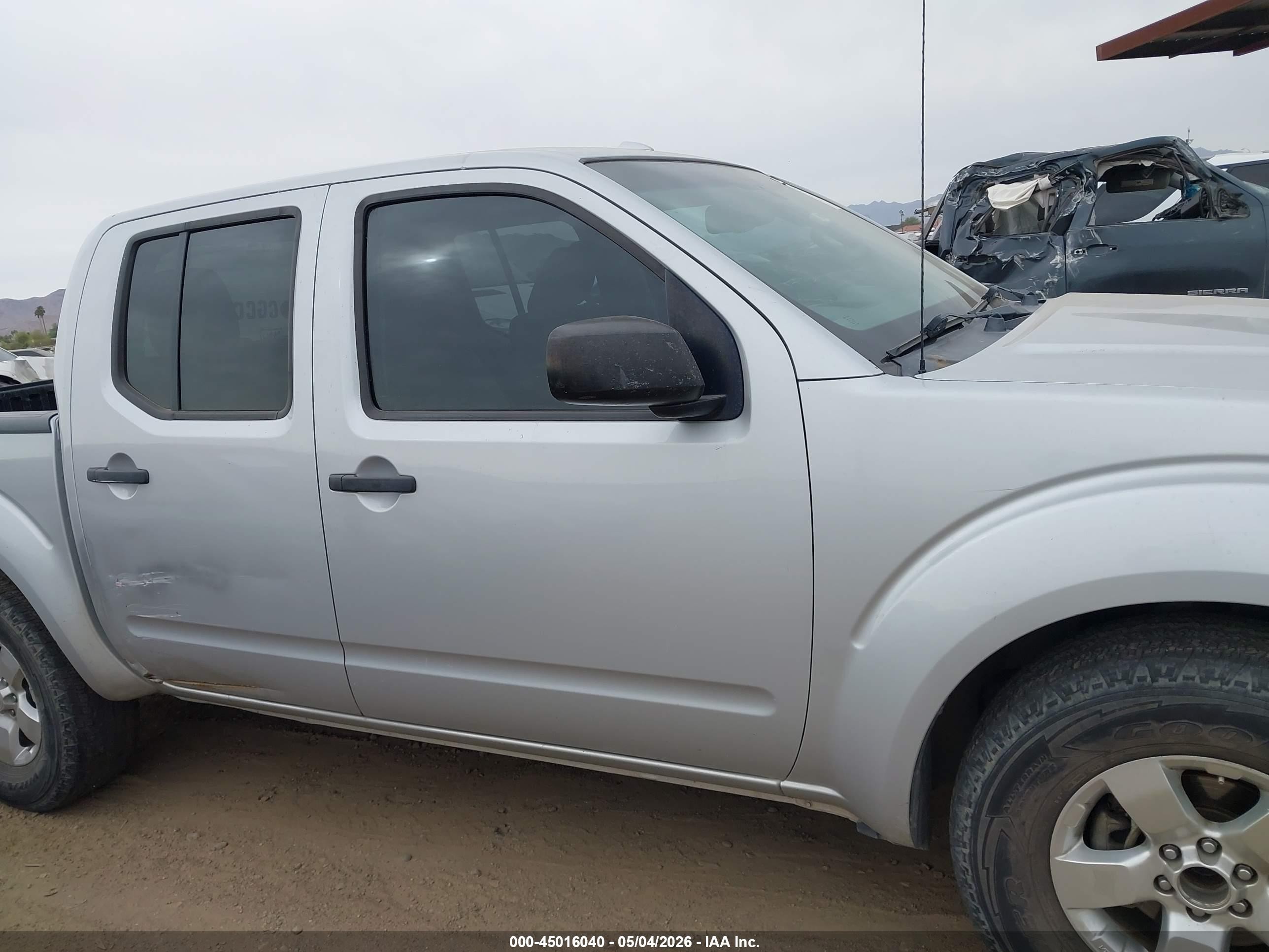 2012 Nissan Frontier Sv Silver vin: 1N6AD0ER3CC435000