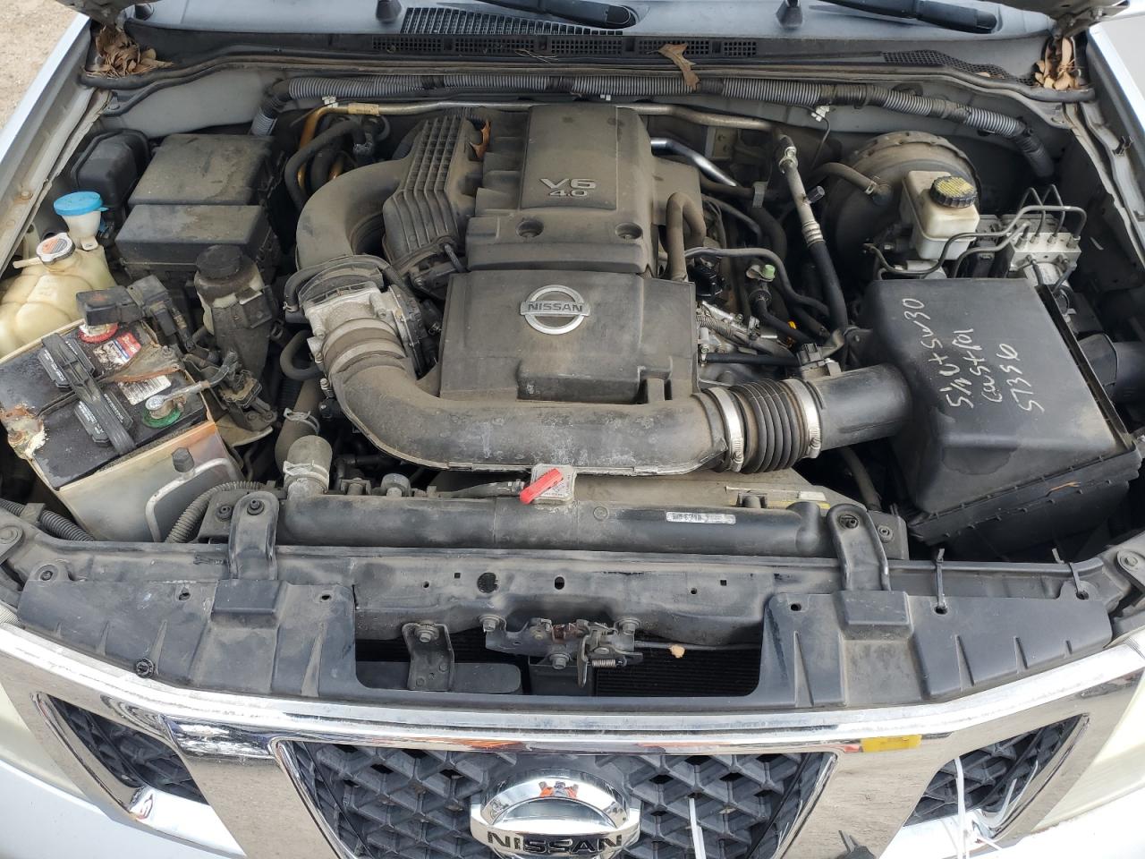 2012 Nissan Frontier S Silver vin: 1N6AD0ER3CC440407