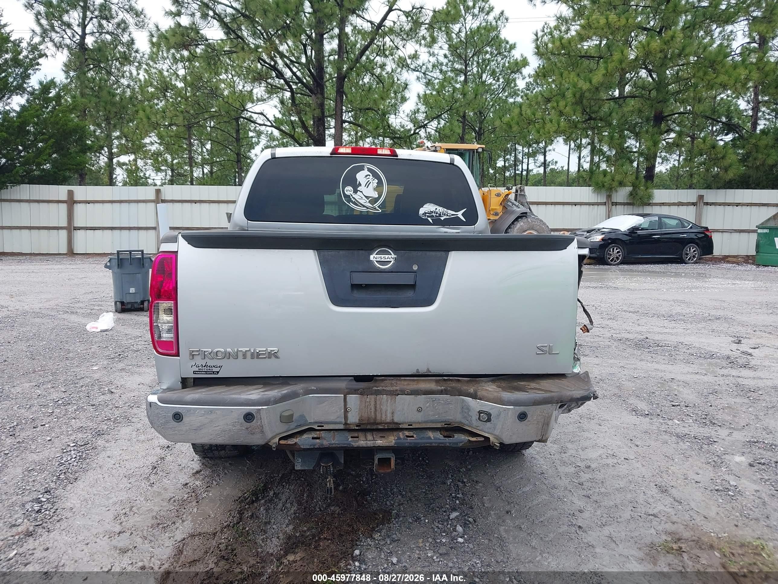 2013 Nissan Frontier Sl Silver vin: 1N6AD0ER3DN716512