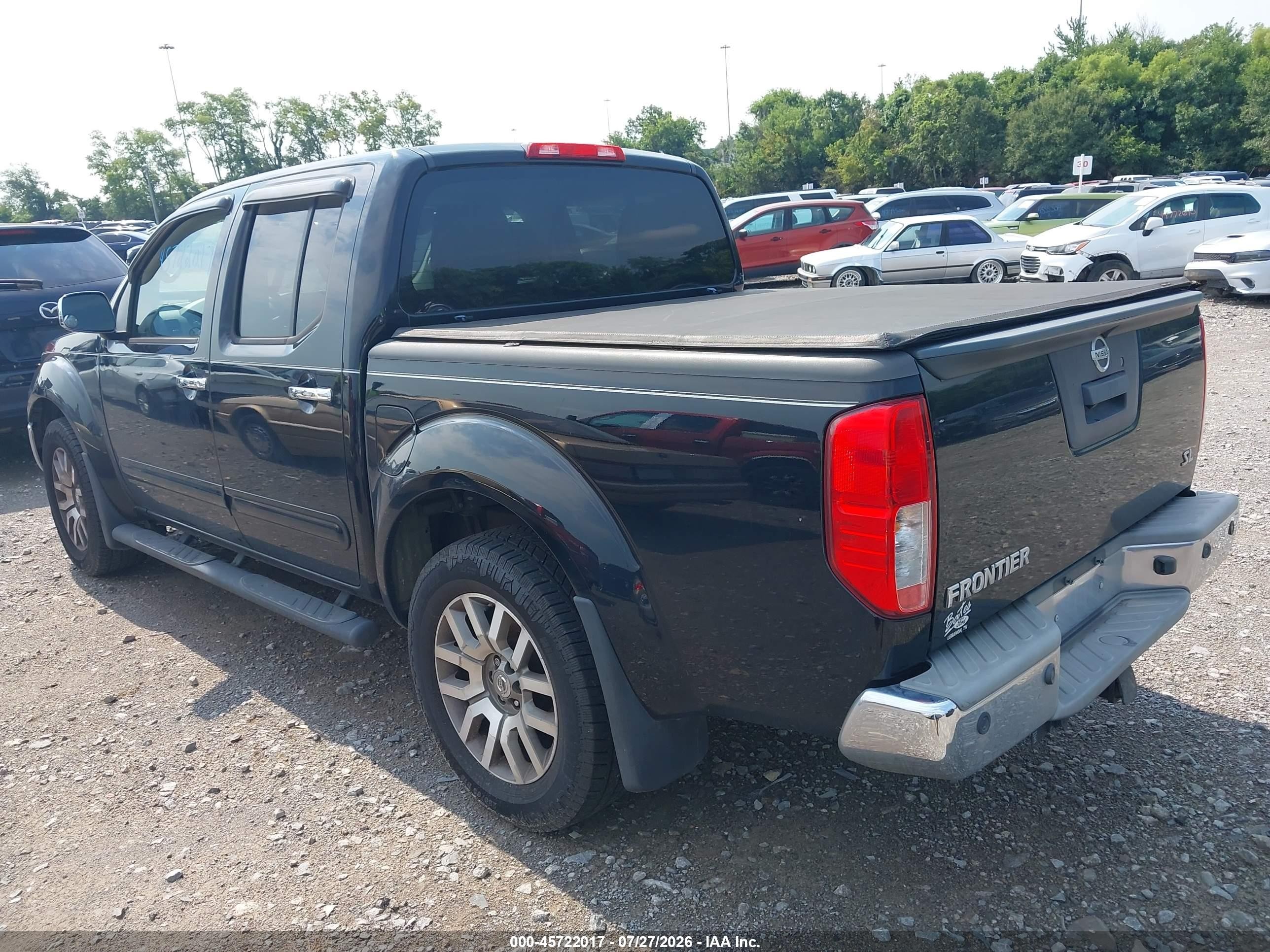 2013 Nissan Frontier Sl Black vin: 1N6AD0ER3DN723783