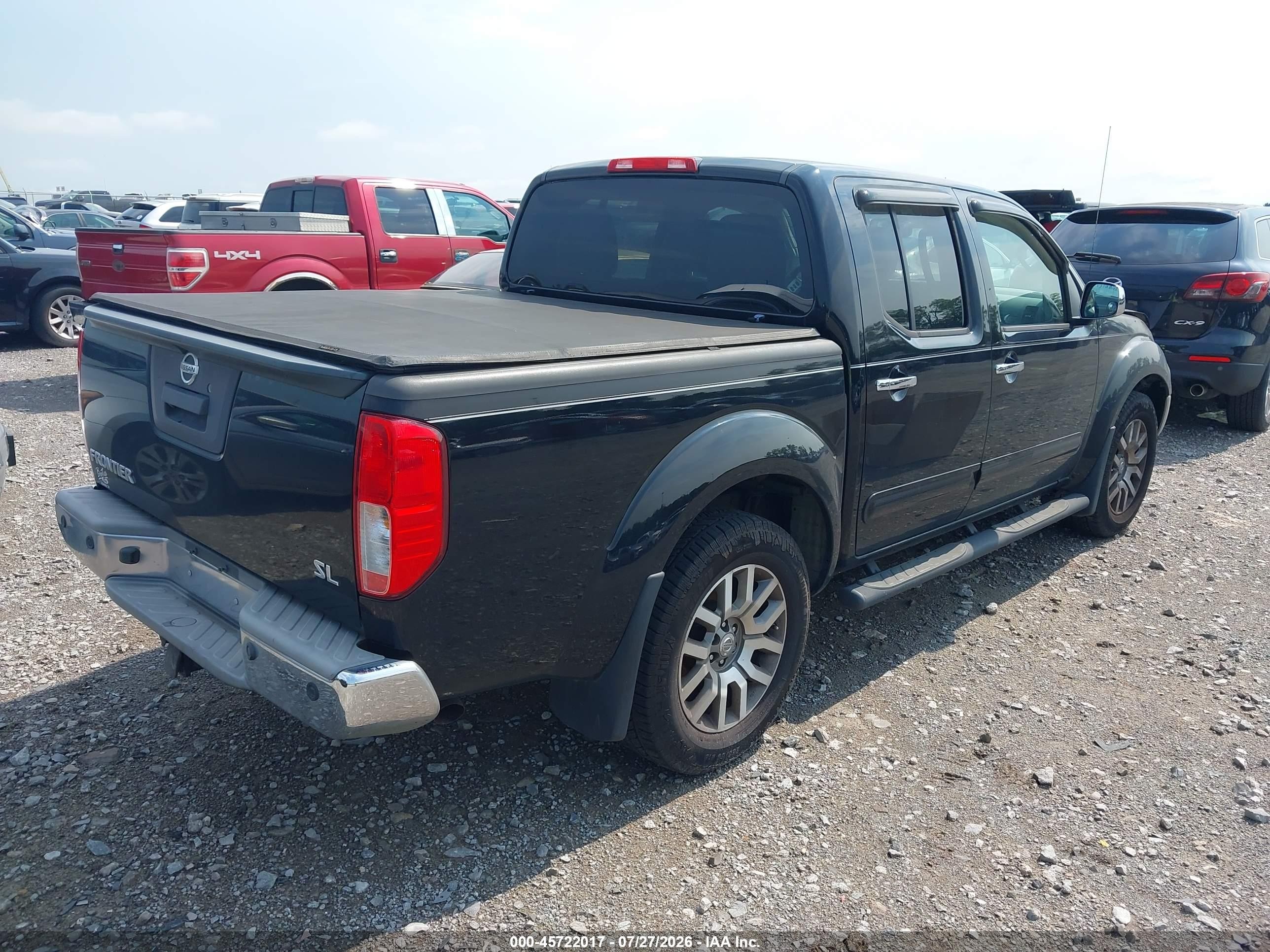 2013 Nissan Frontier Sl Black vin: 1N6AD0ER3DN723783