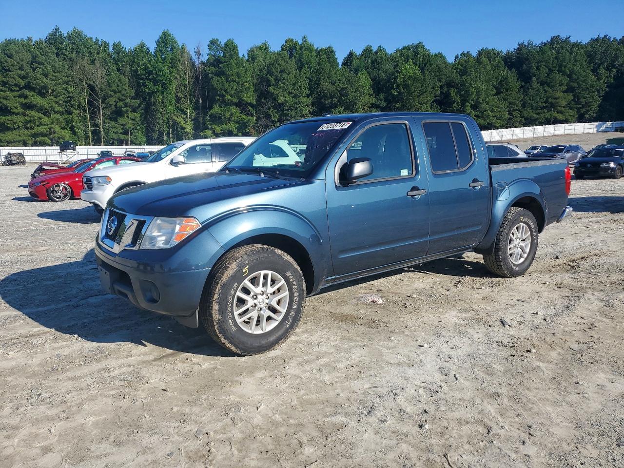 2014 Nissan Frontier Sv Синий vin: 1N6AD0ER3EN706211
