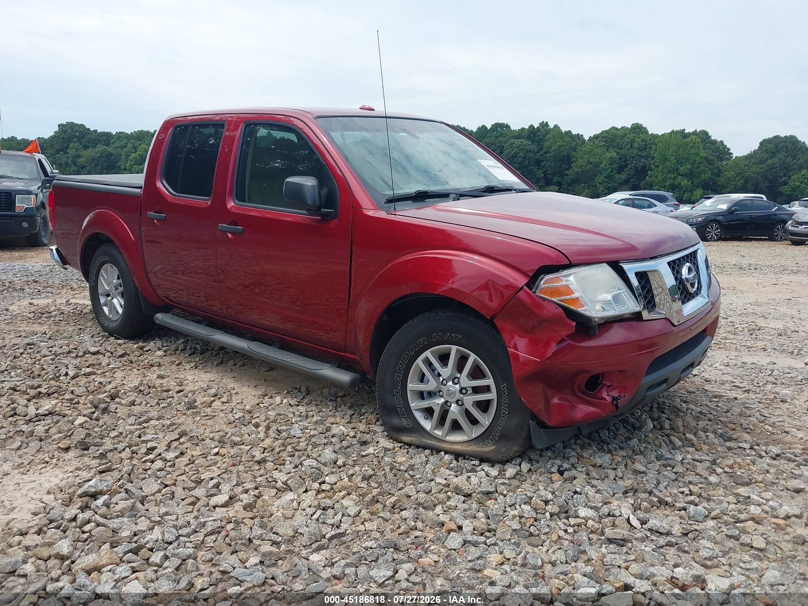 2014 Nissan Frontier Sv Красный vin: 1N6AD0ER3EN711540