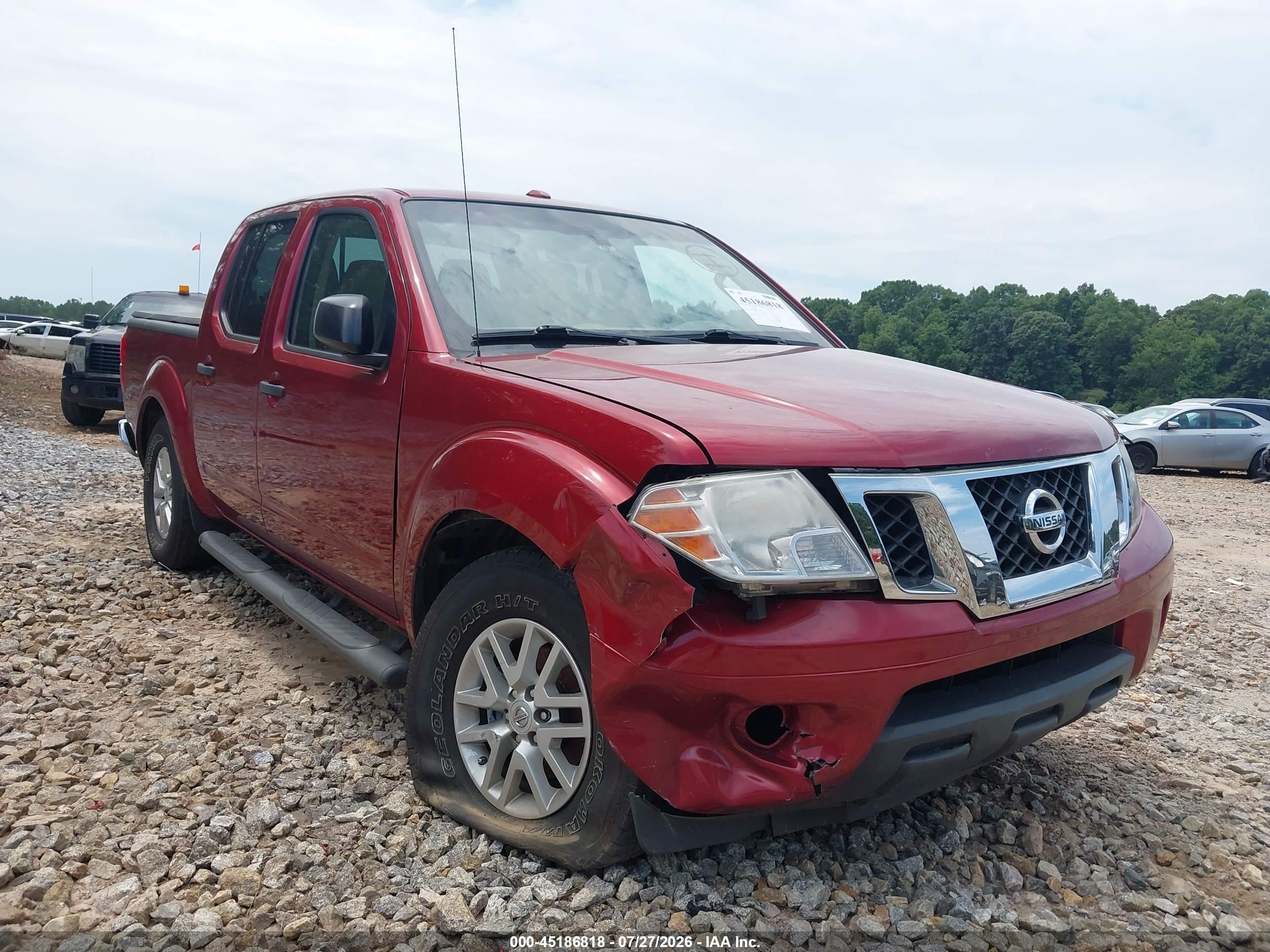 2014 Nissan Frontier Sv Красный vin: 1N6AD0ER3EN711540