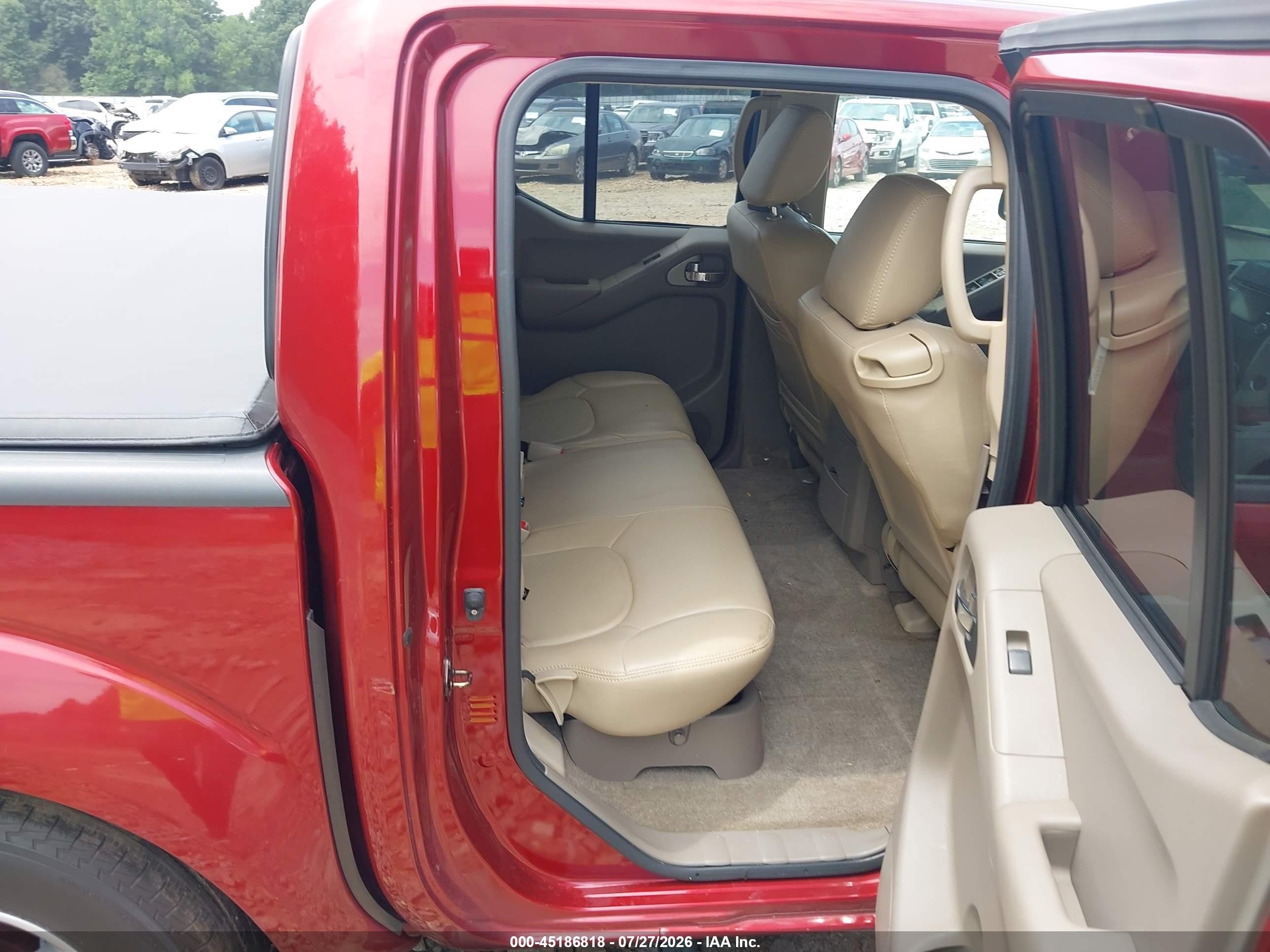 2014 Nissan Frontier Sv Красный vin: 1N6AD0ER3EN711540