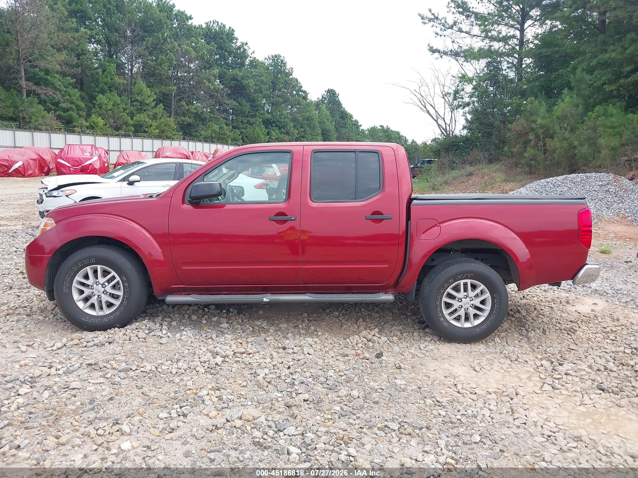 2014 Nissan Frontier Sv Красный vin: 1N6AD0ER3EN711540