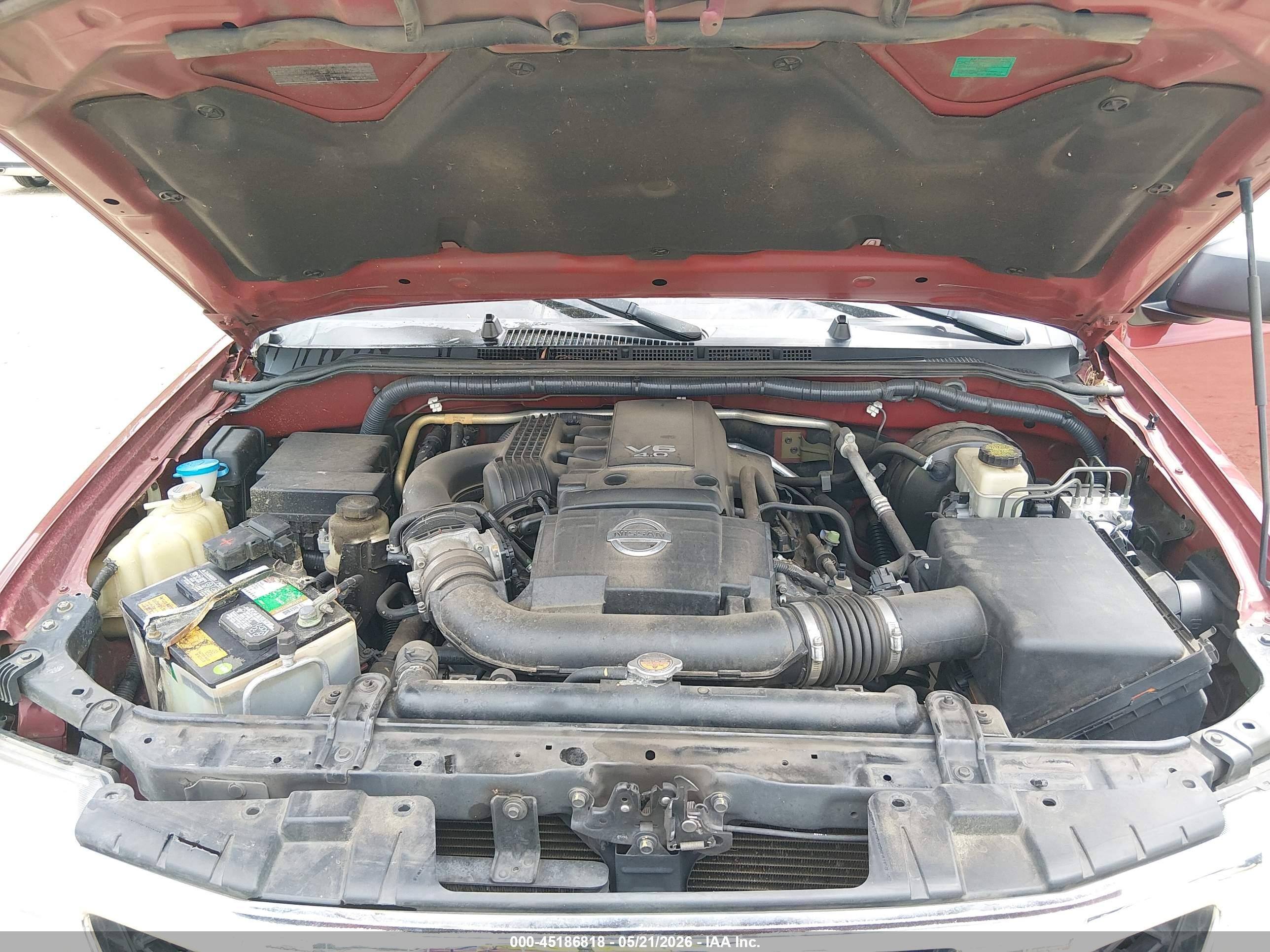 2014 Nissan Frontier Sv Красный vin: 1N6AD0ER3EN711540