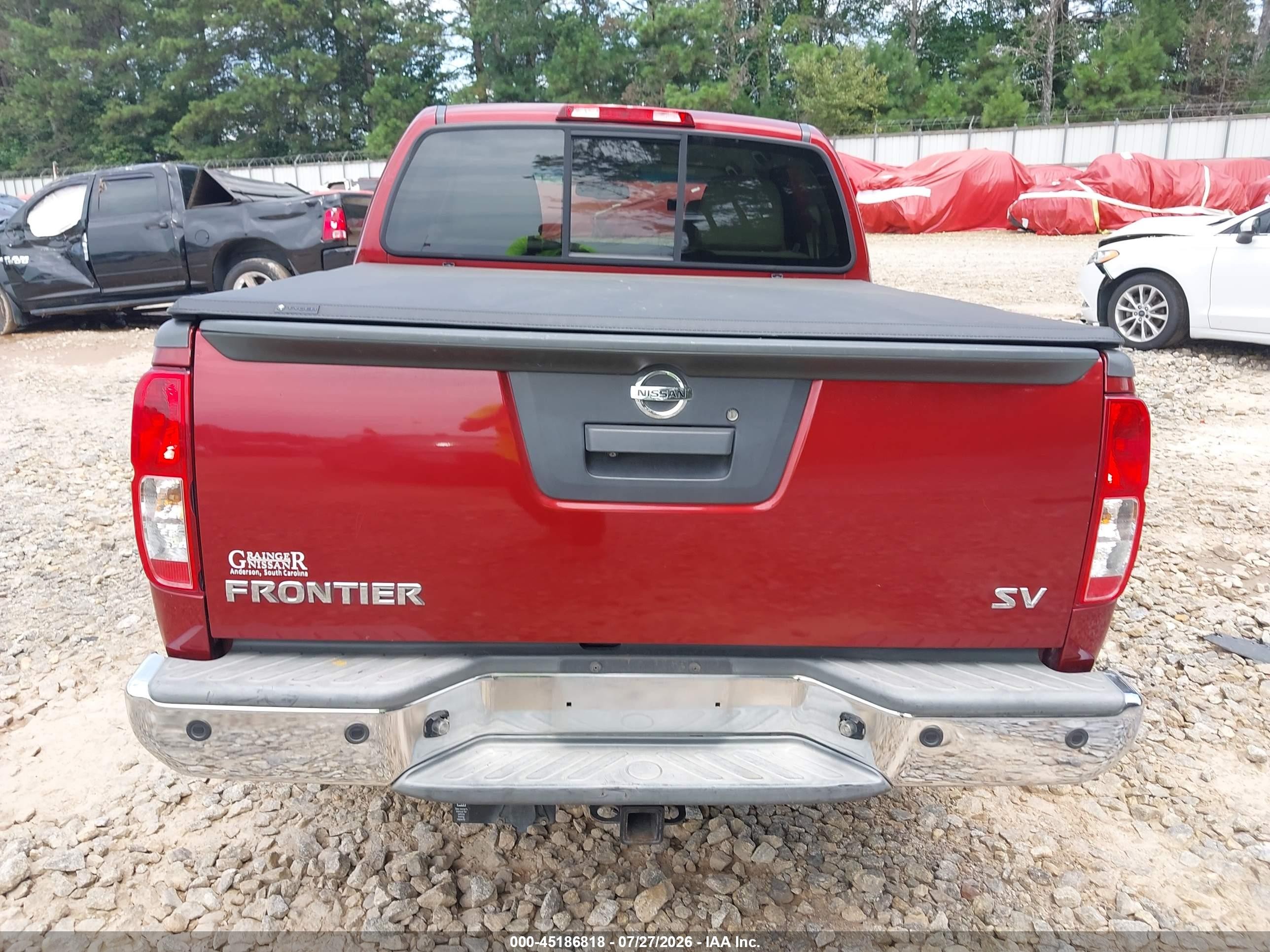 2014 Nissan Frontier Sv Красный vin: 1N6AD0ER3EN711540