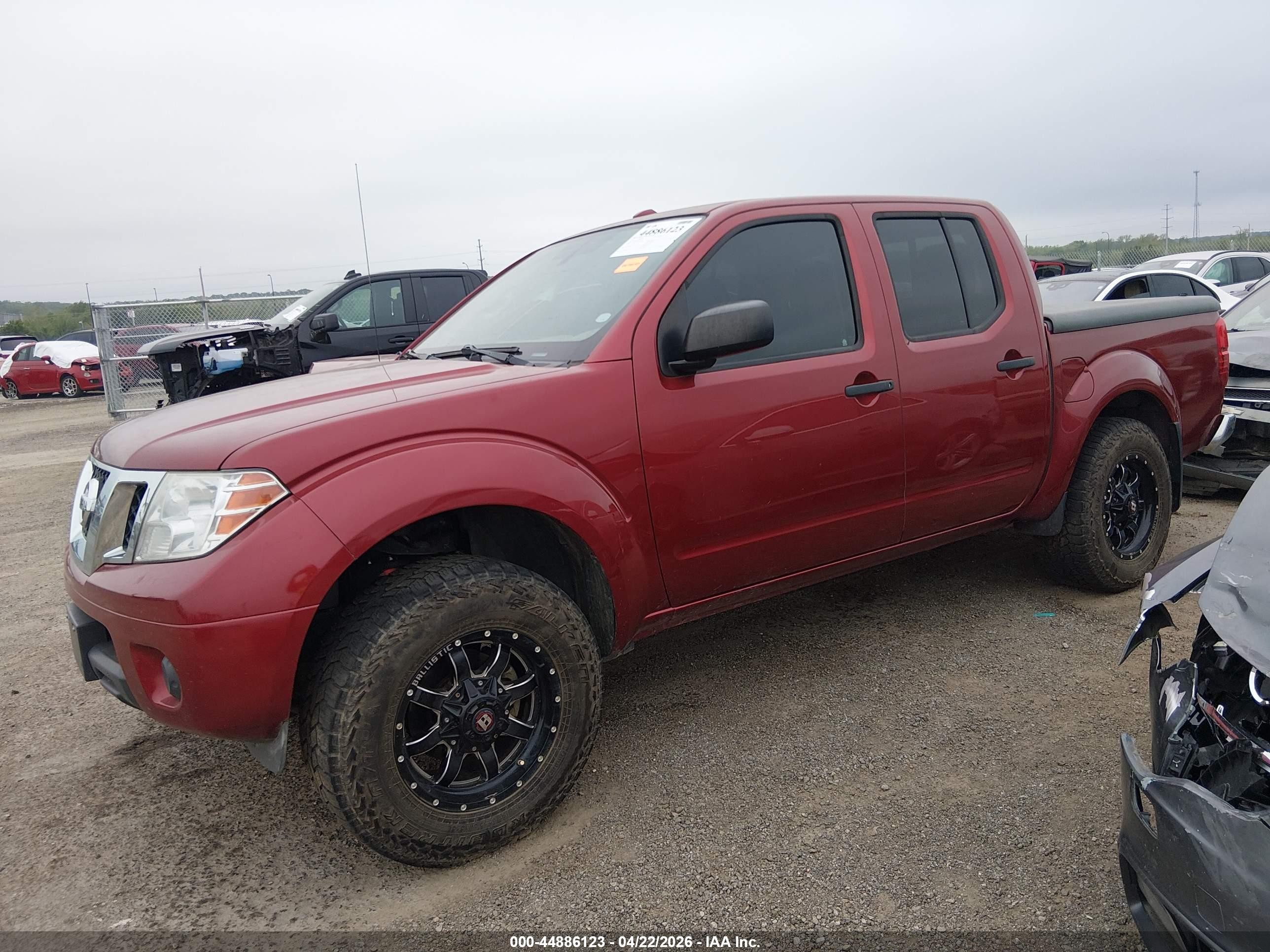 2014 Nissan Frontier Sv Red vin: 1N6AD0ER3EN744876
