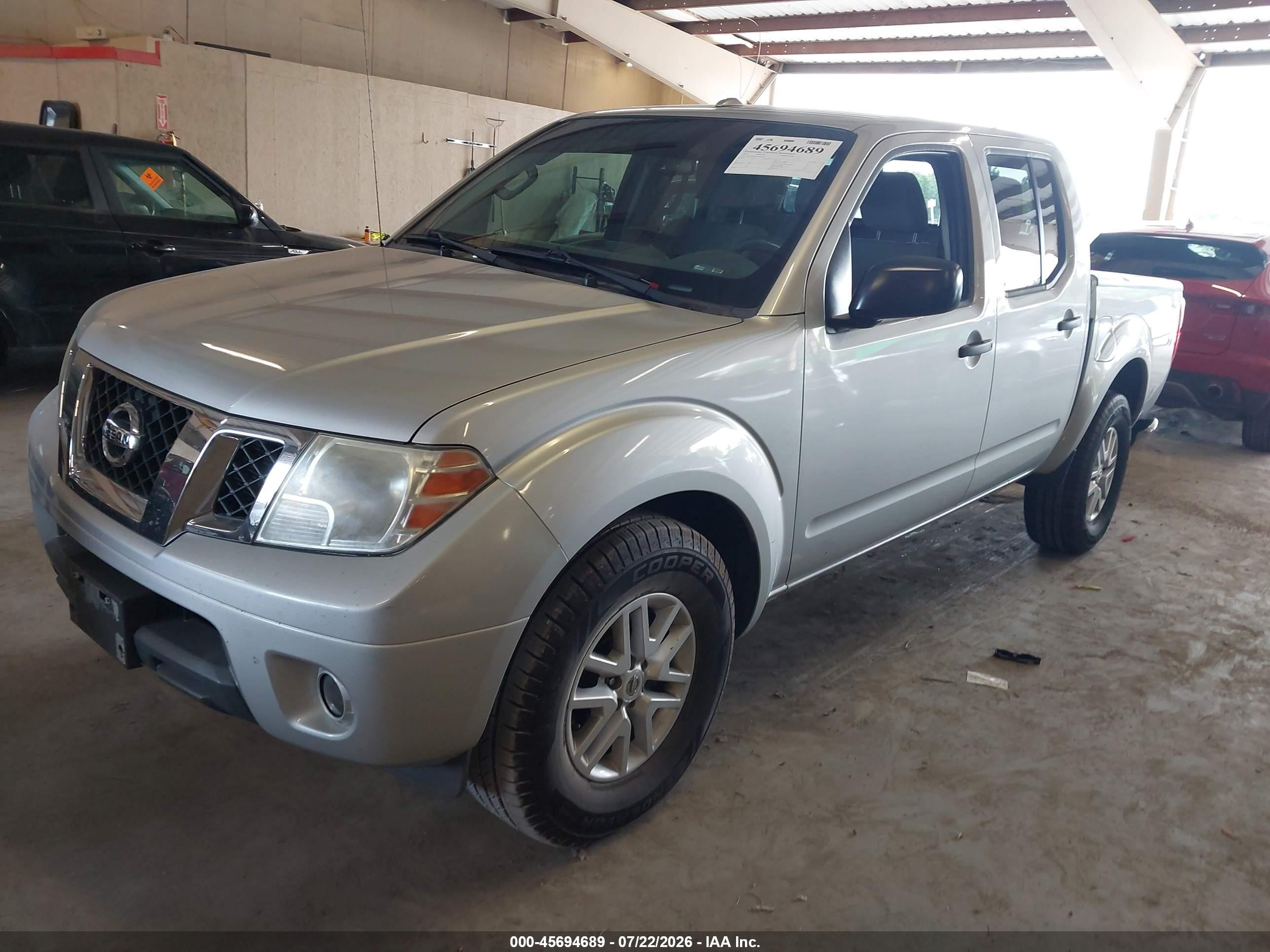 2015 Nissan Frontier Sv Silver vin: 1N6AD0ER3FN706338